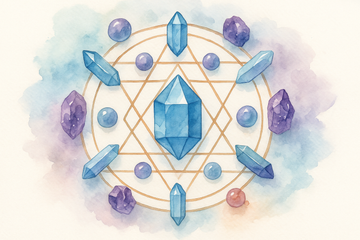 🔷 Crystal Grids & Sacred Geometry｜Amplifying Energy Through Intention & Design