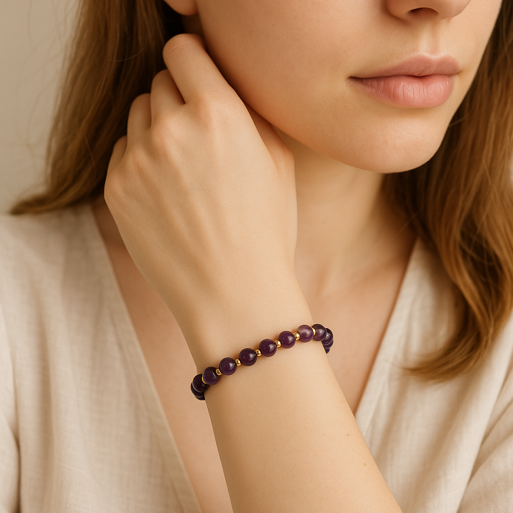 Intuition & Inner Peace – Amethyst Bracelet