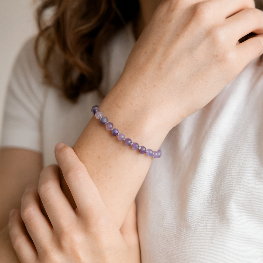 Calm & Clarity – Dreamy Amethyst Bracelet