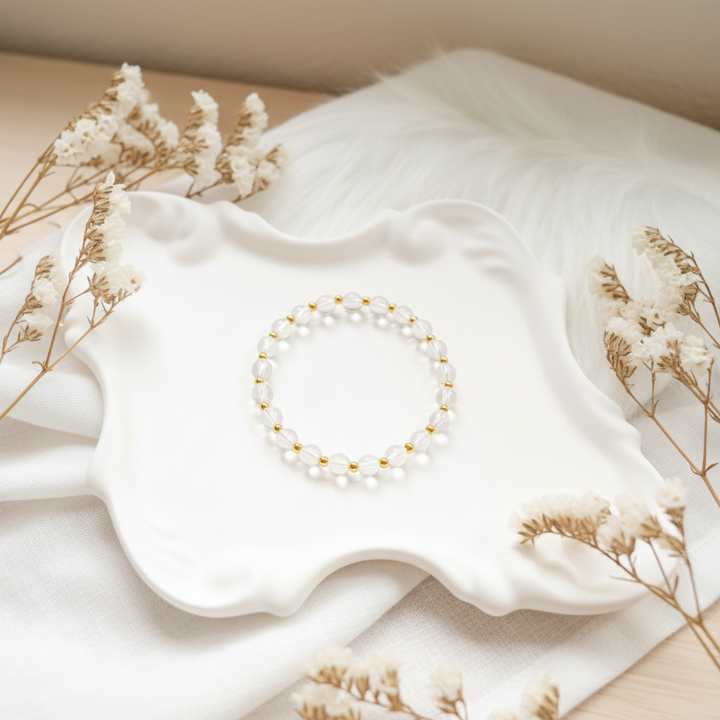 Clarity & Illumination – Clear Quartz Bracelet