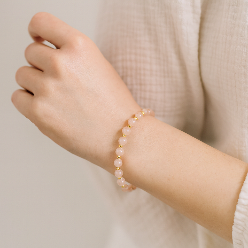 Love & Harmony – Strawberry Quartz Bracelet
