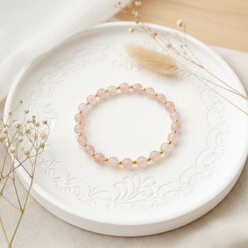 Love & Harmony – Strawberry Quartz Bracelet