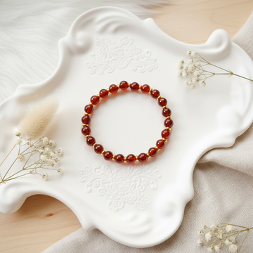 Vitality & Heart Energy – Garnet Bracelet