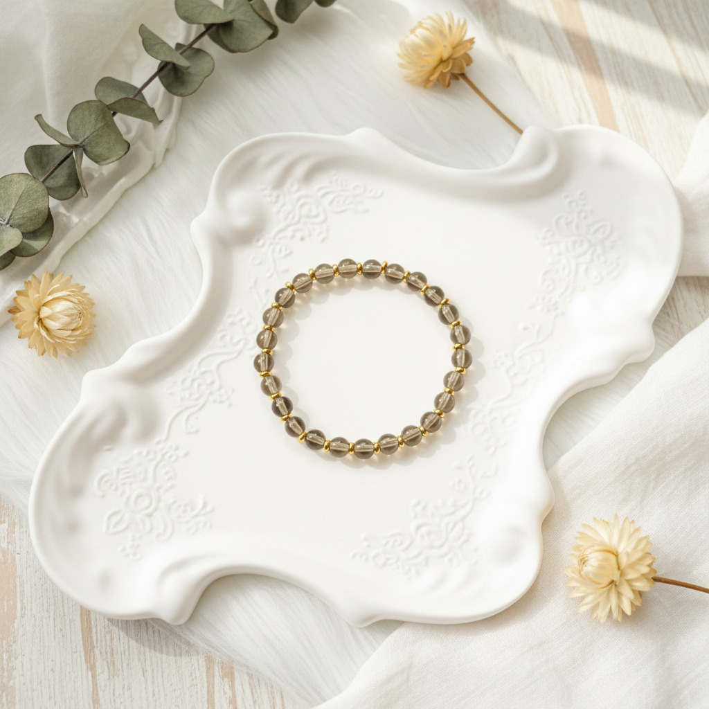 Grounding & Clarity – Smoky Quartz Bracelet