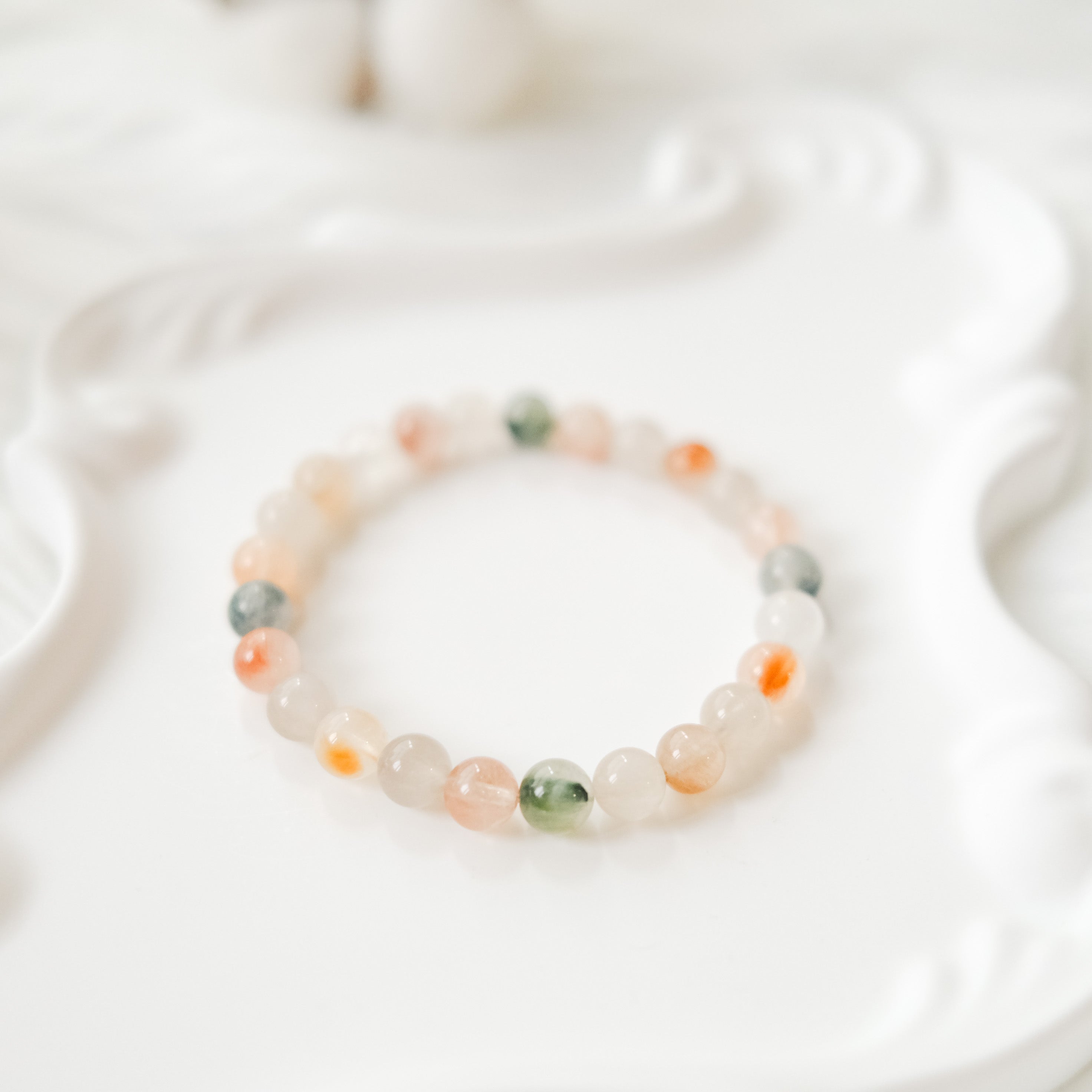 Rainbow Harmony – Rainbow Rutilated Quartz Bracelet