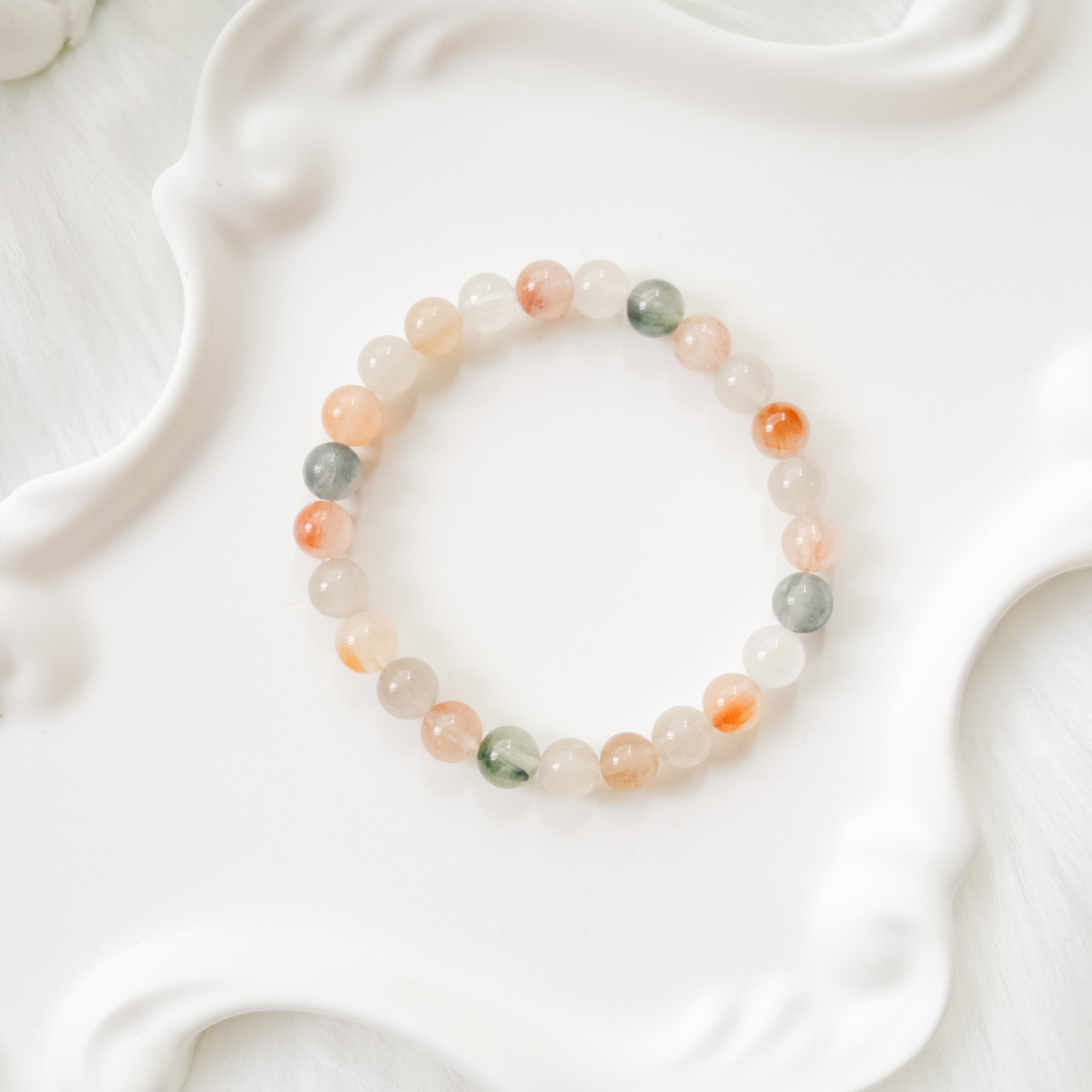 Rainbow Harmony – Rainbow Rutilated Quartz Bracelet