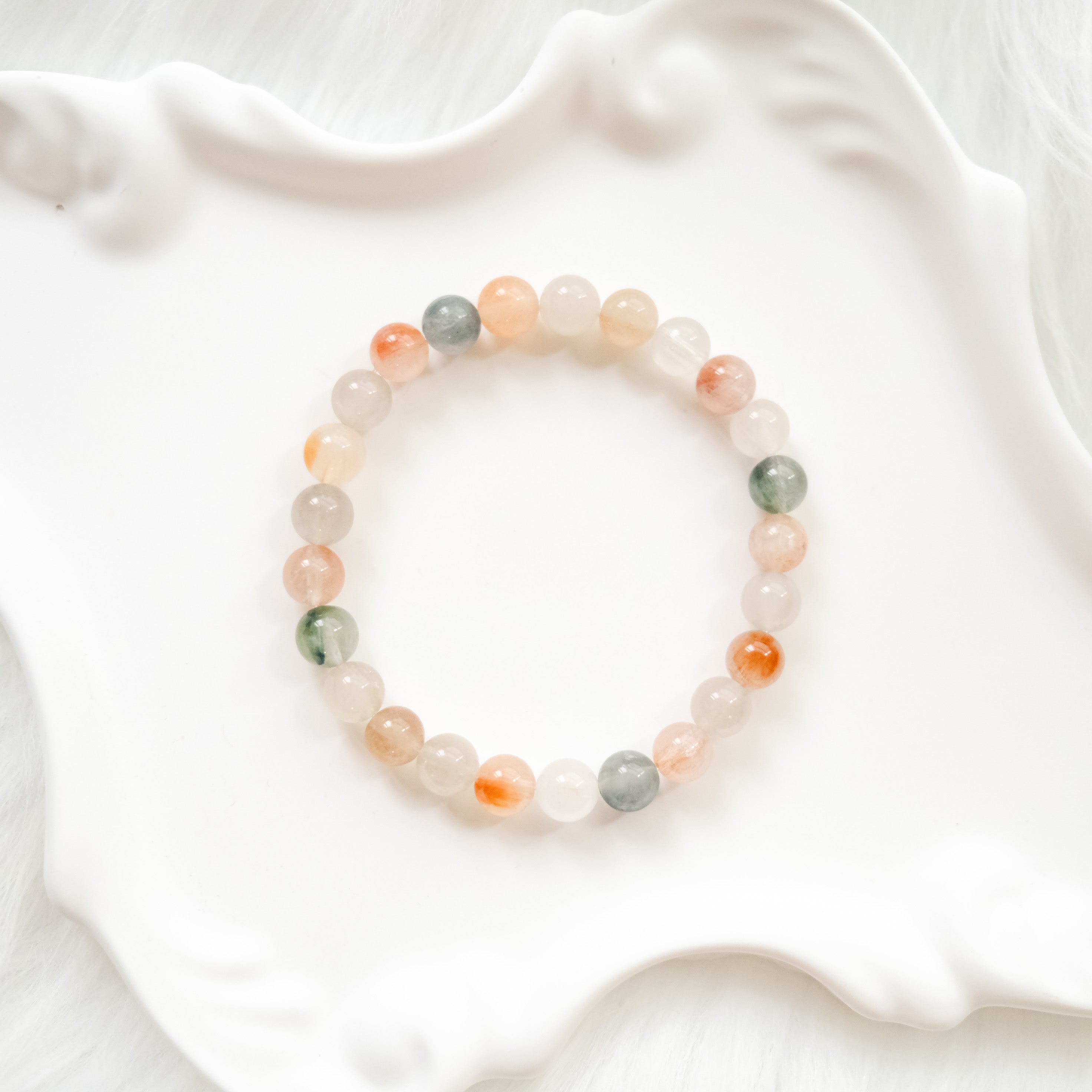 Rainbow Harmony – Rainbow Rutilated Quartz Bracelet