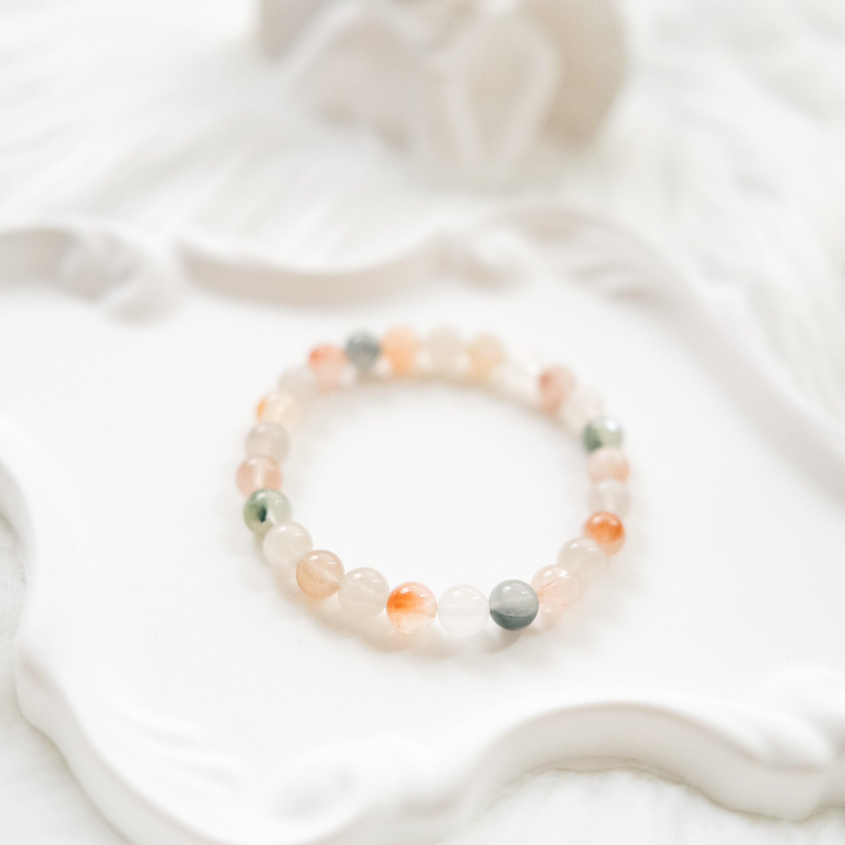Rainbow Harmony – Rainbow Rutilated Quartz Bracelet