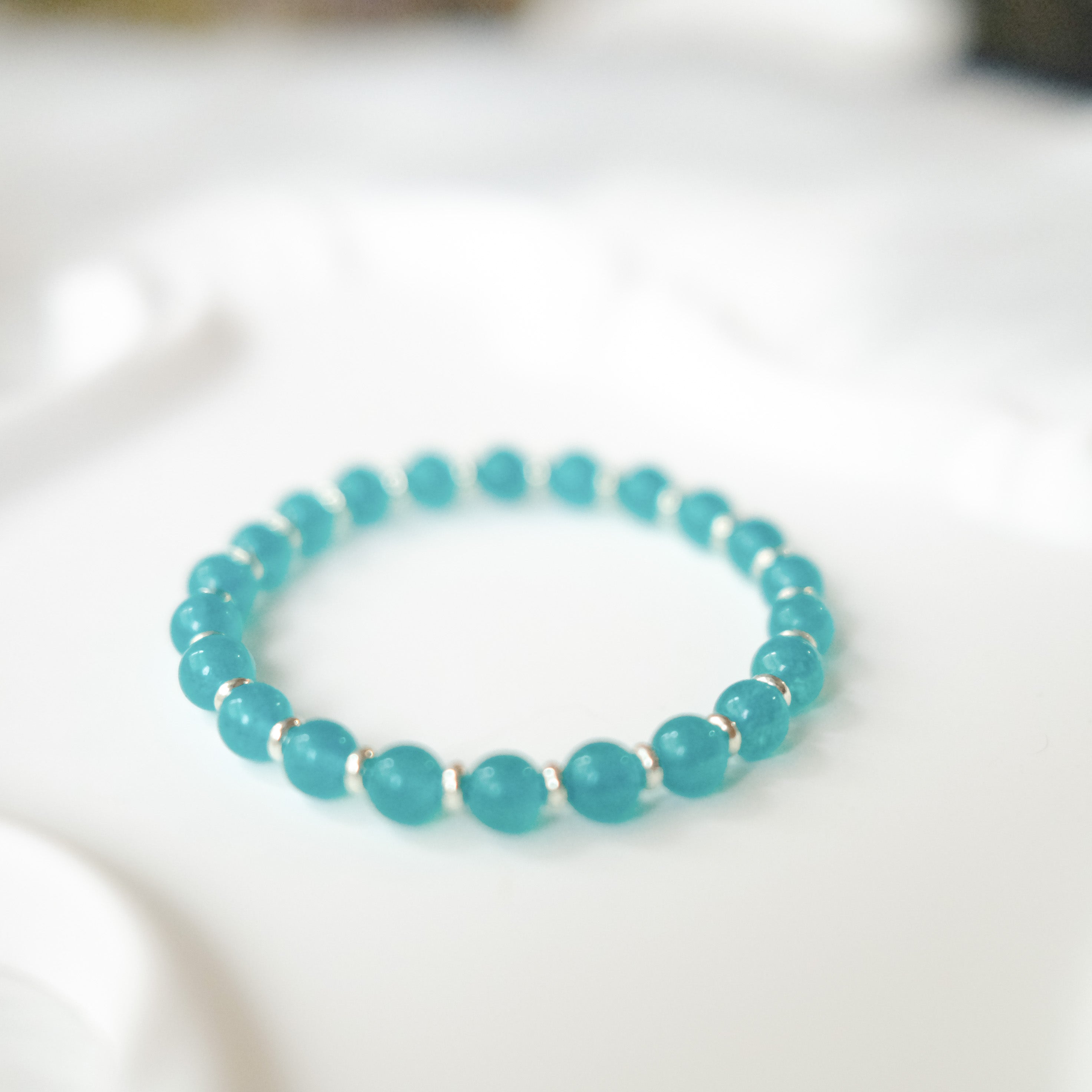 Calm & Courage – Amazonite Bracelet