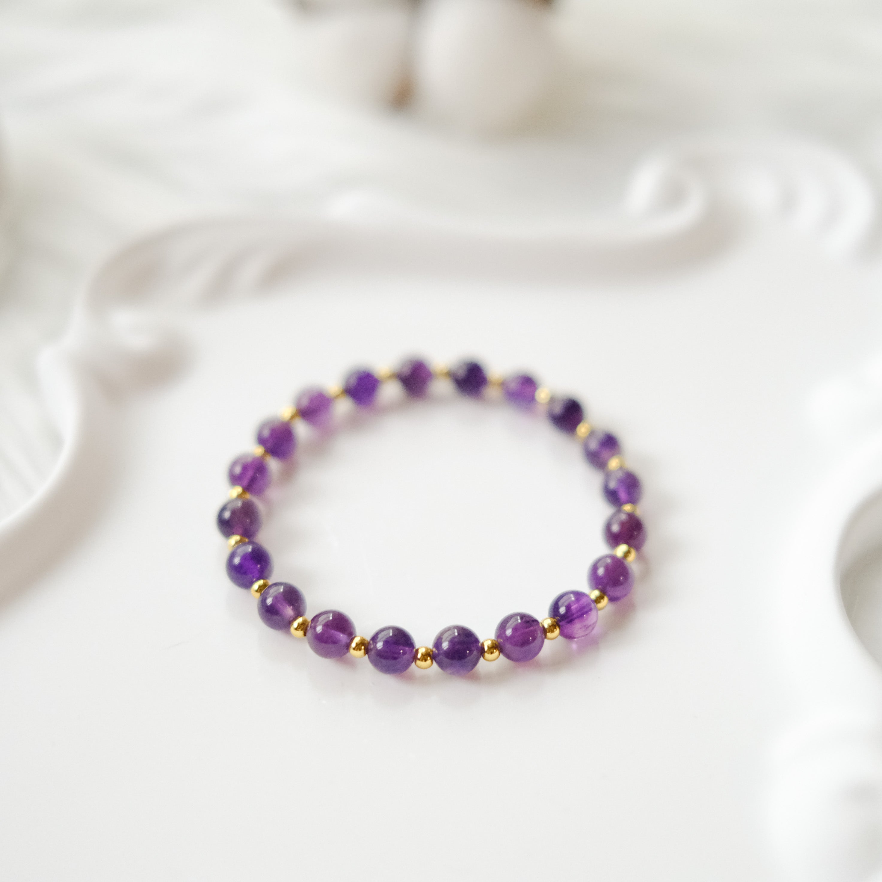 Intuition & Inner Peace – Amethyst Bracelet