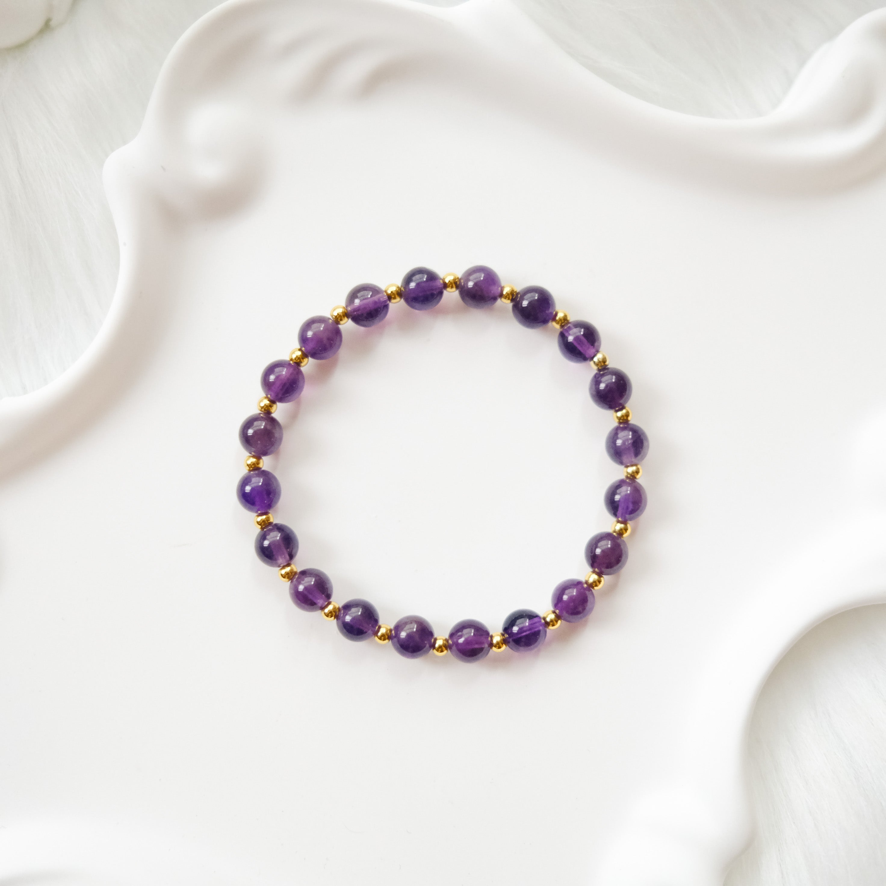 Intuition & Inner Peace – Amethyst Bracelet