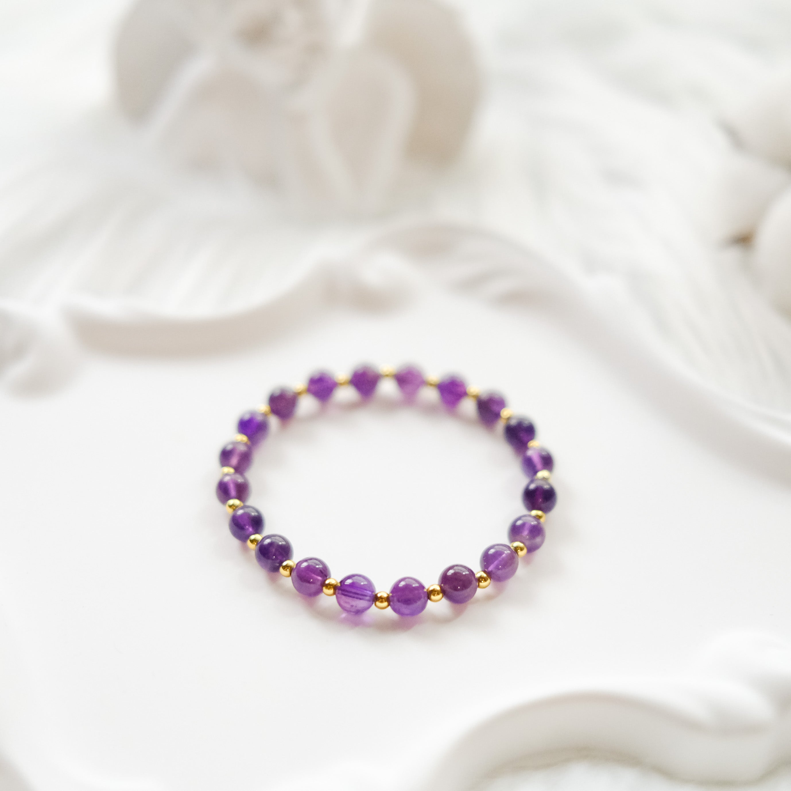 Intuition & Inner Peace – Amethyst Bracelet