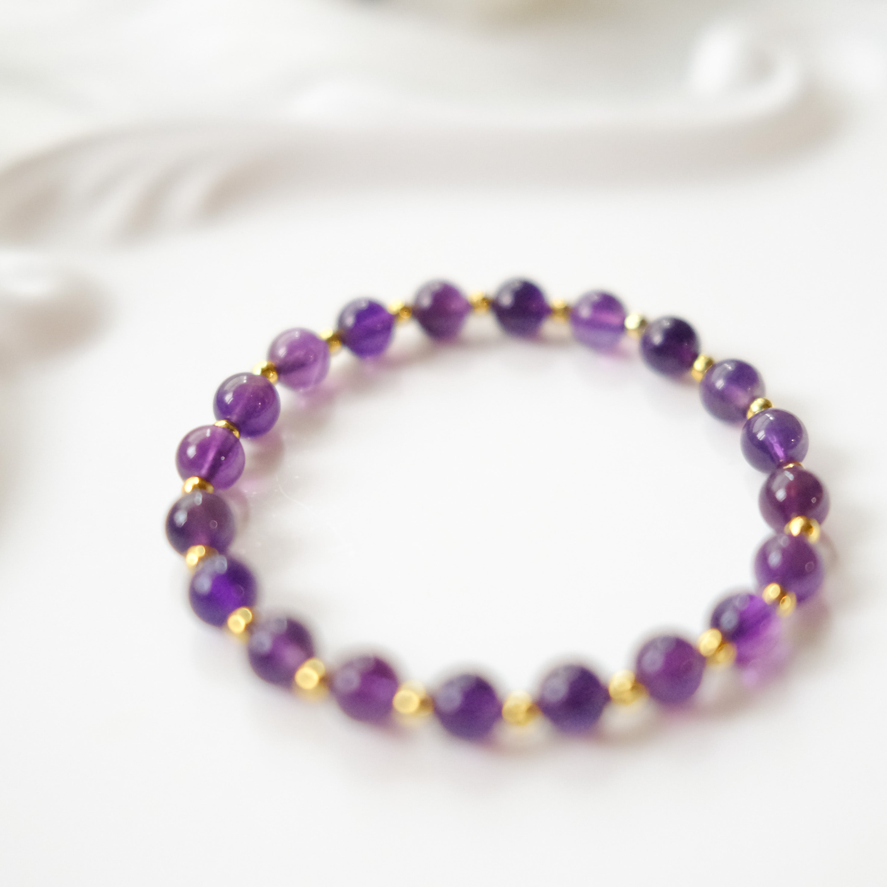 Intuition & Inner Peace – Amethyst Bracelet