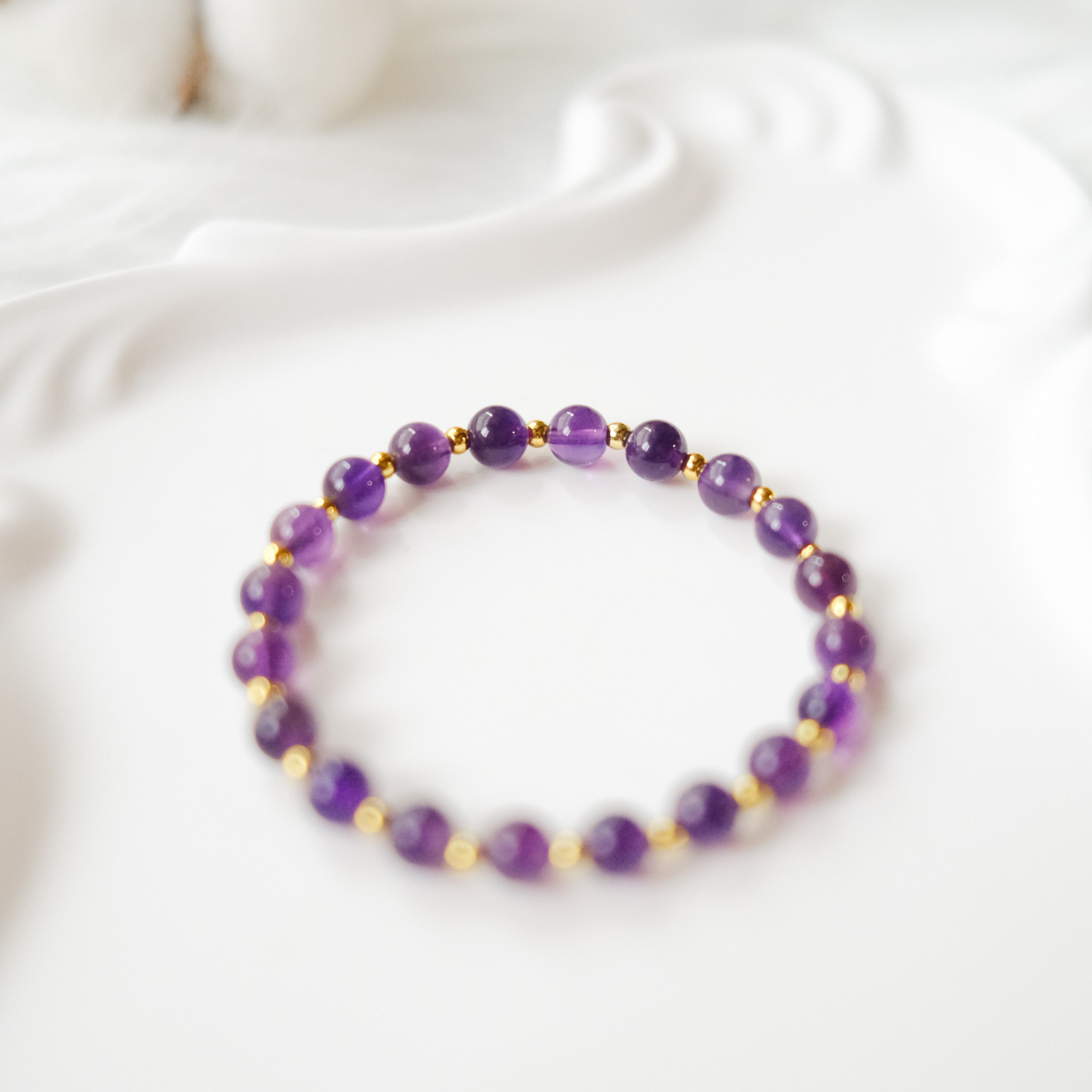 Intuition & Inner Peace – Amethyst Bracelet