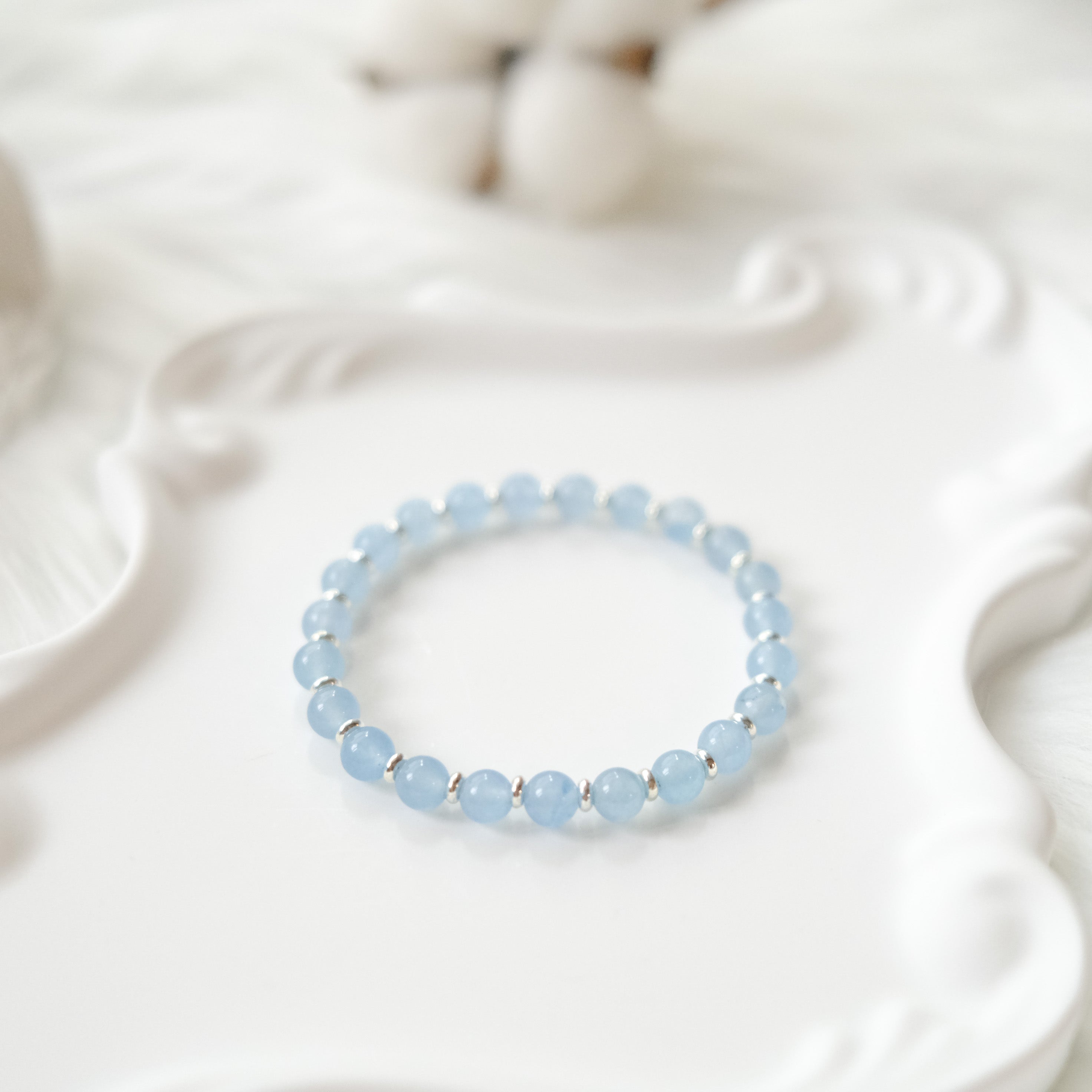 Clarity & Inner Peace– Aquamarine Bracelet