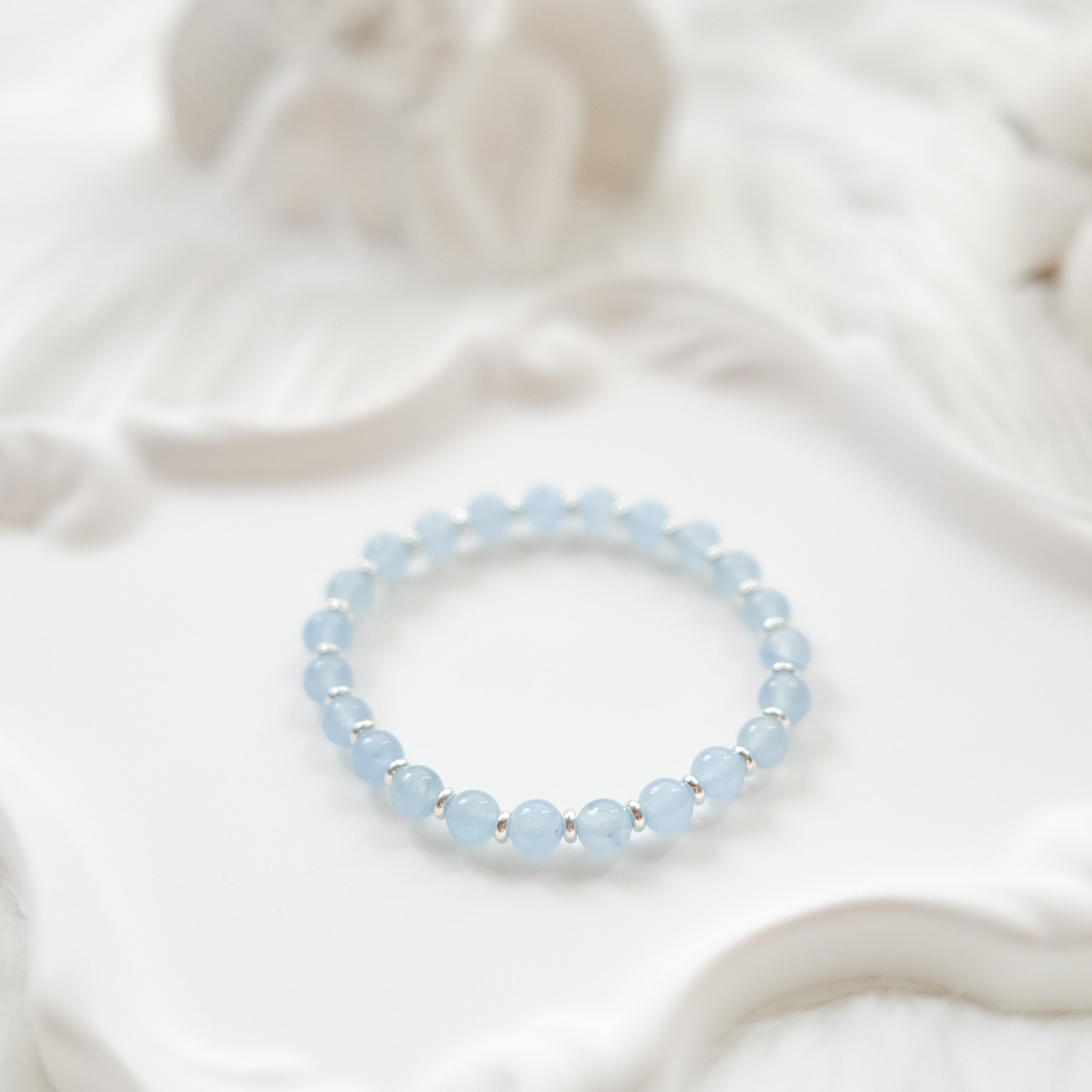 Clarity & Inner Peace– Aquamarine Bracelet
