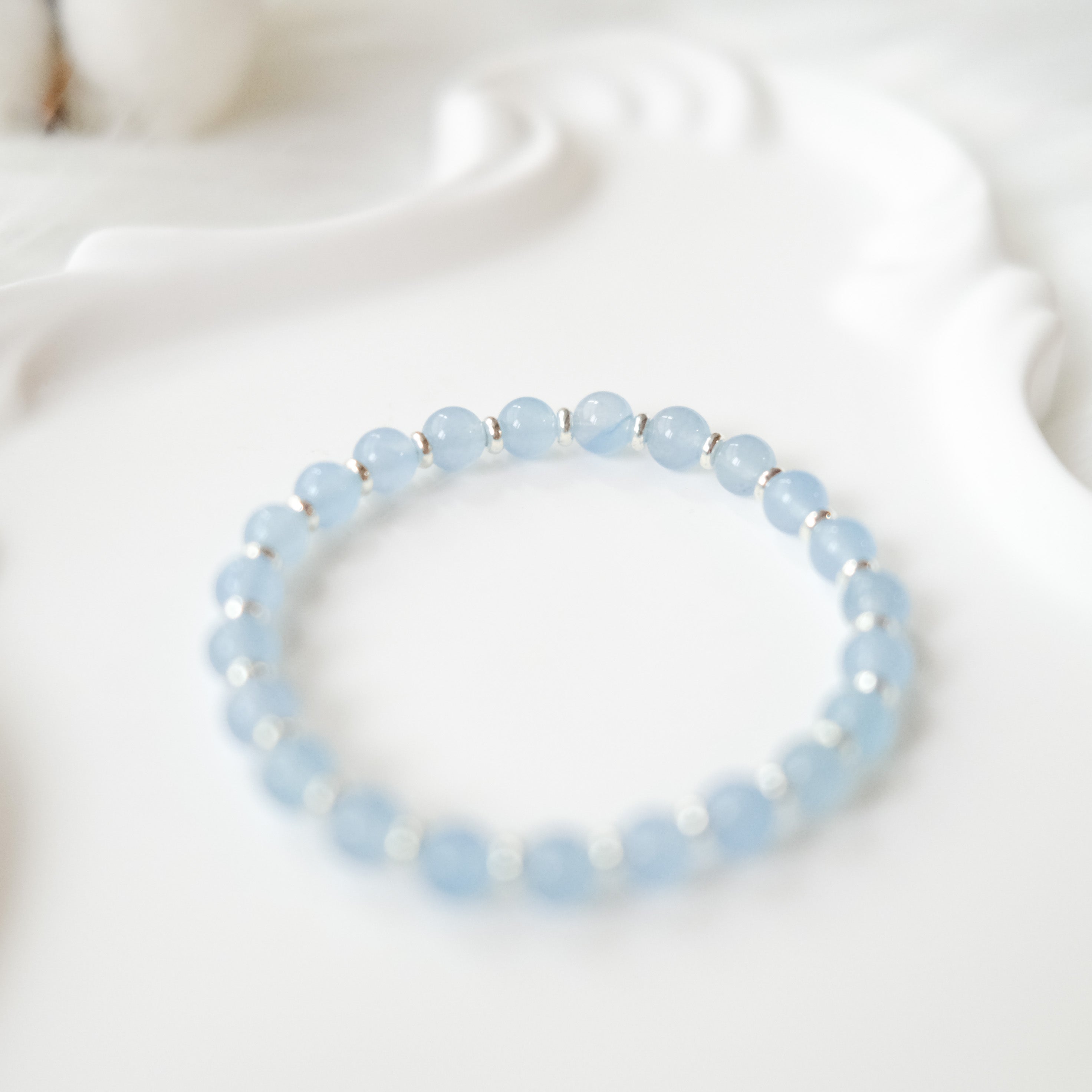 Clarity & Inner Peace– Aquamarine Bracelet