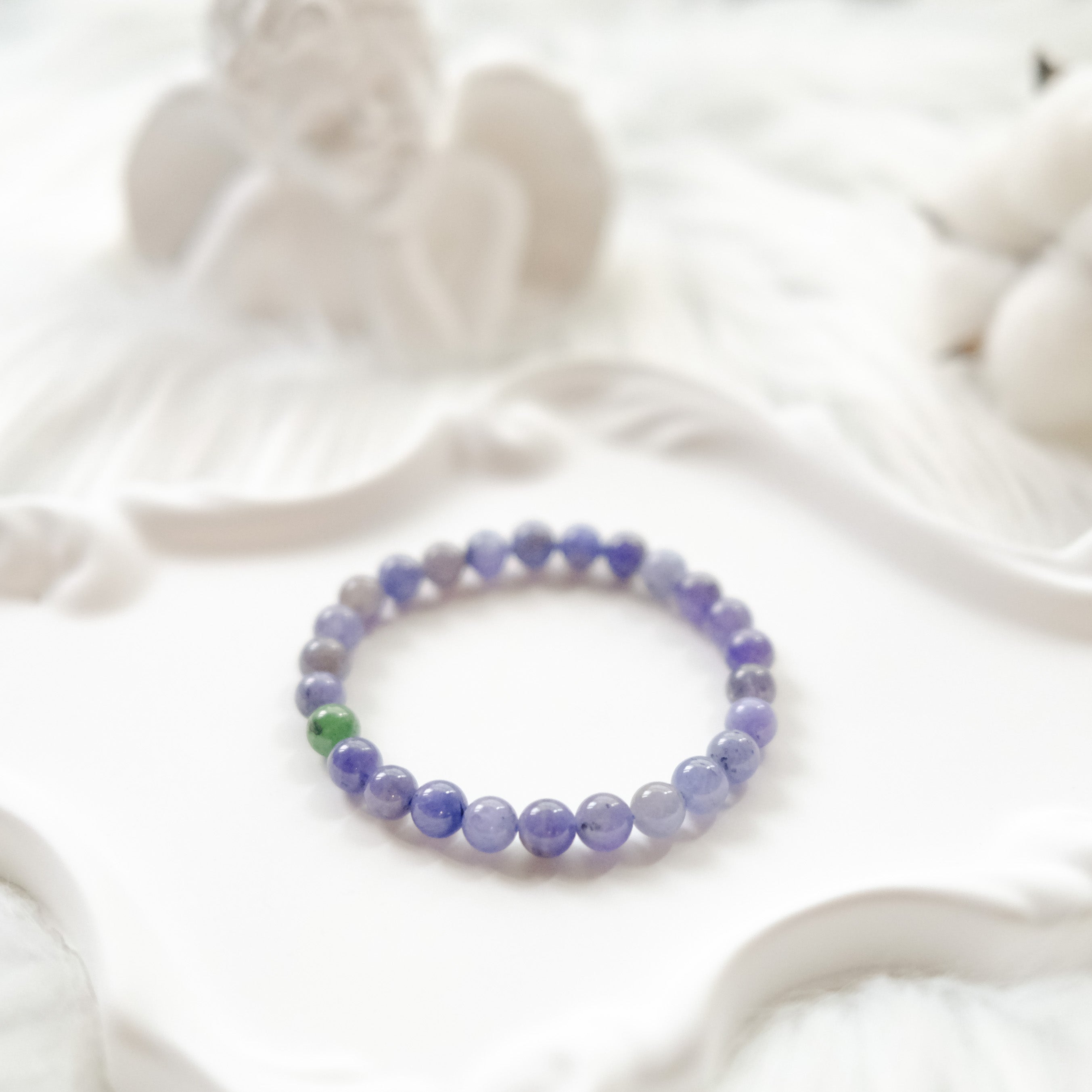 Intuition & Harmony – Tanzanite & Green Aventurine Bracelet