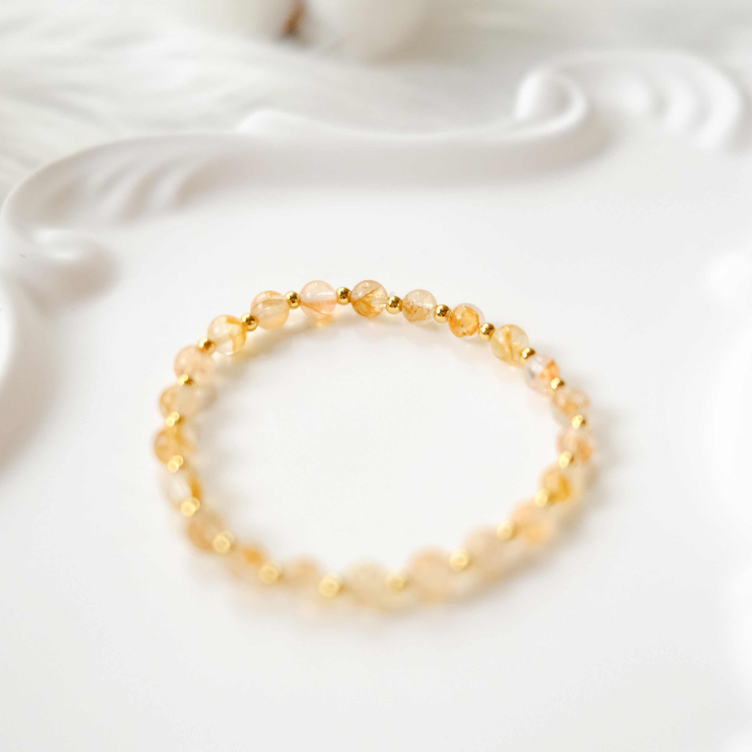 Abundance & Radiance – Golden Citrine Bracelet