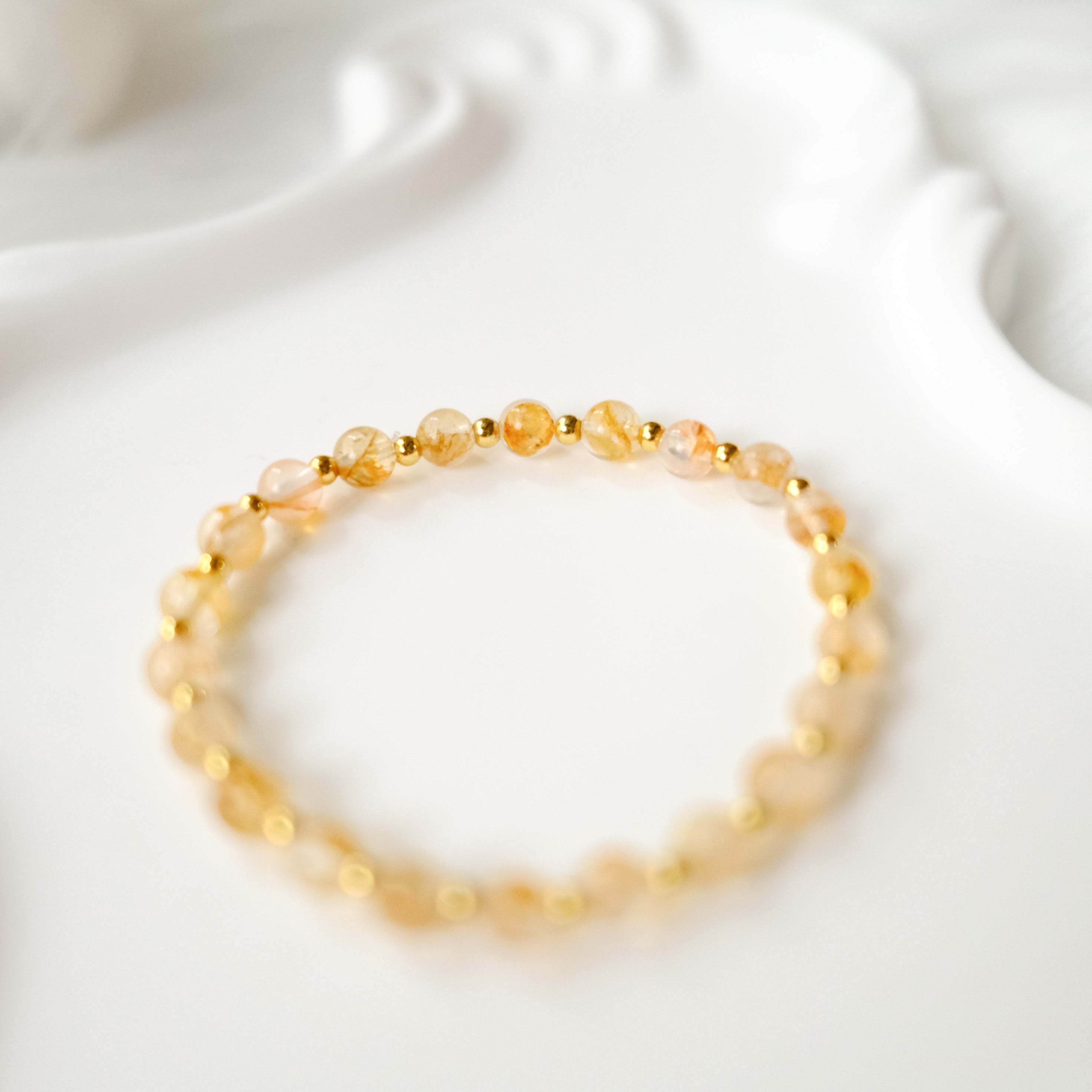 Abundance & Radiance – Golden Citrine Bracelet