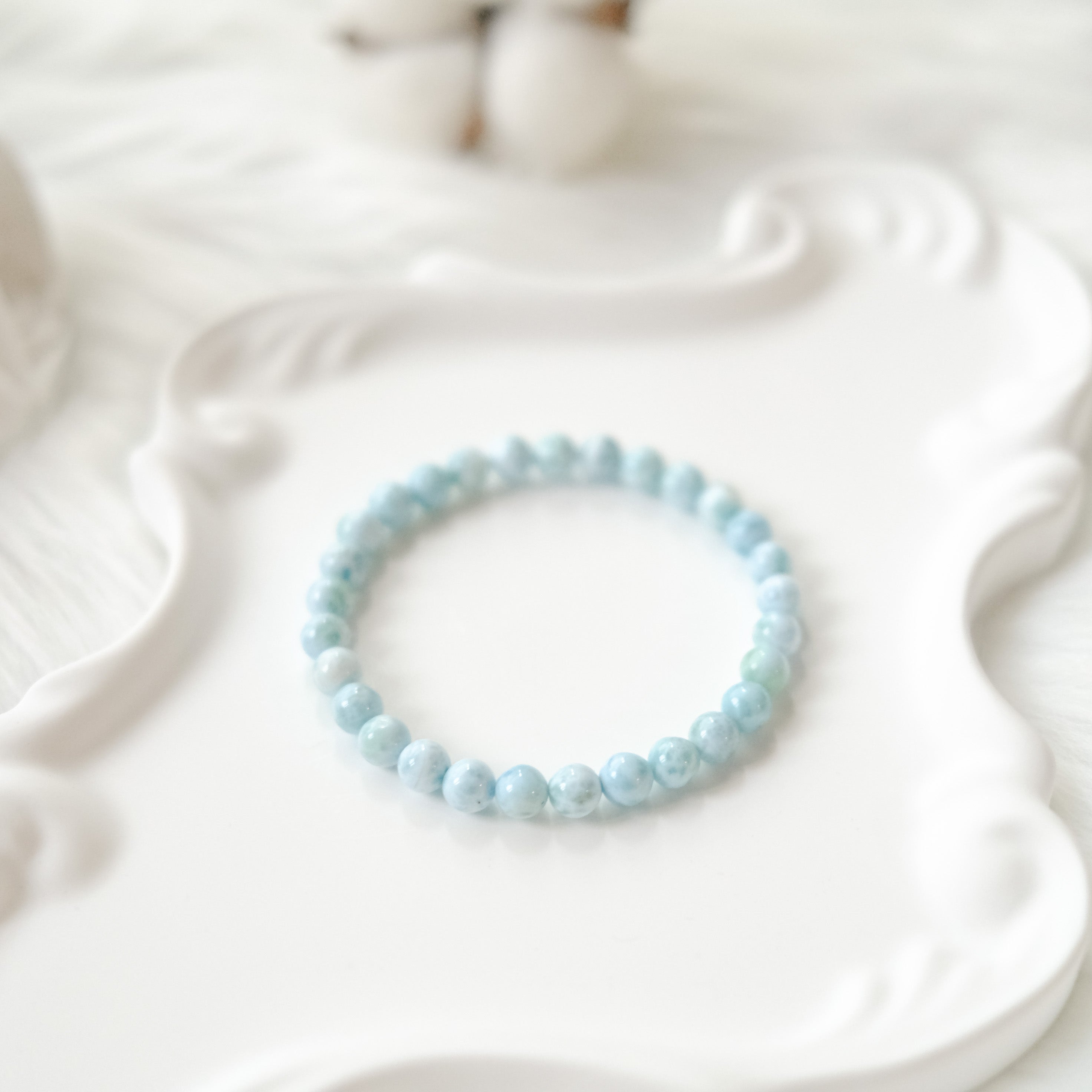 Calm & Clarity – Larimar Bracelet