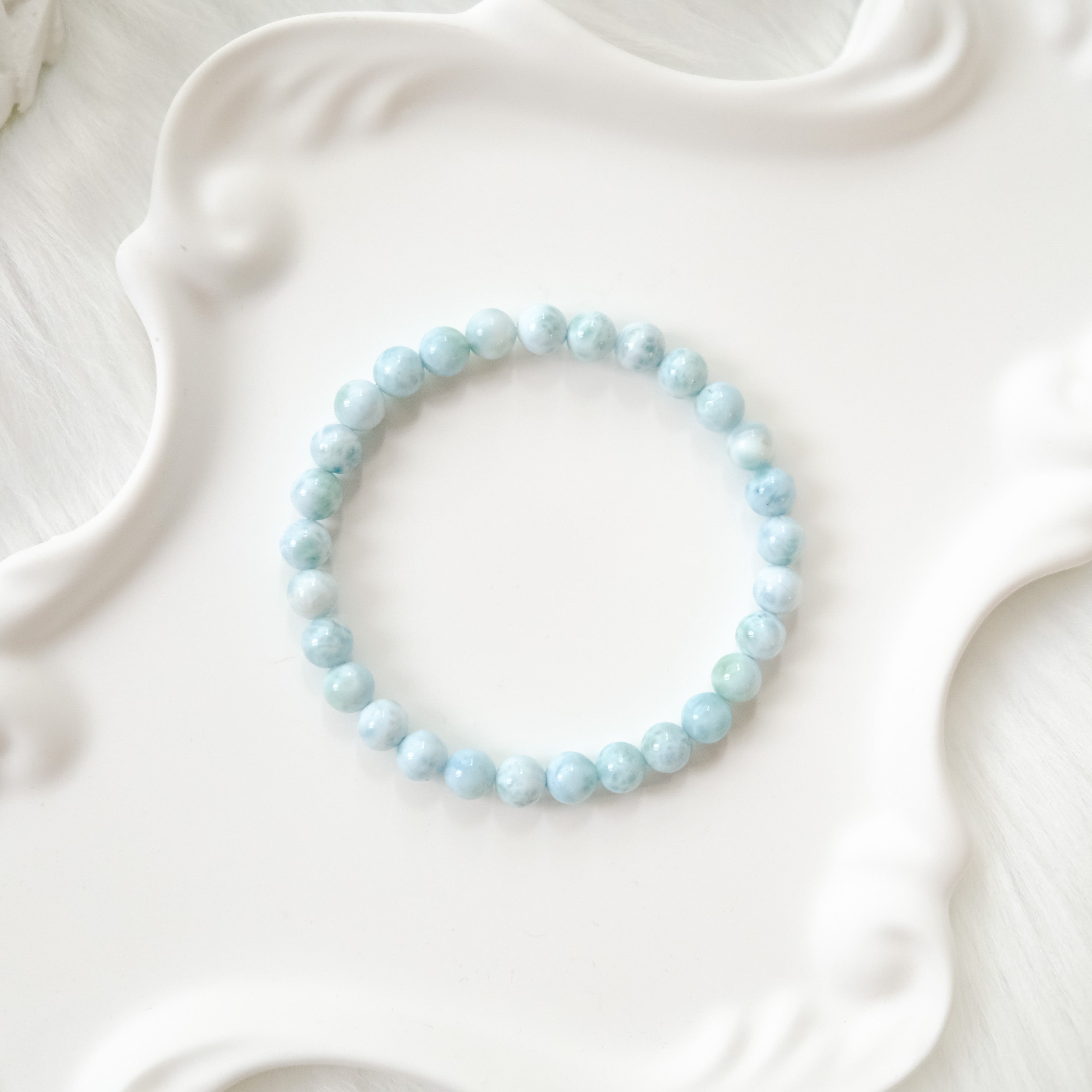 Calm & Clarity – Larimar Bracelet