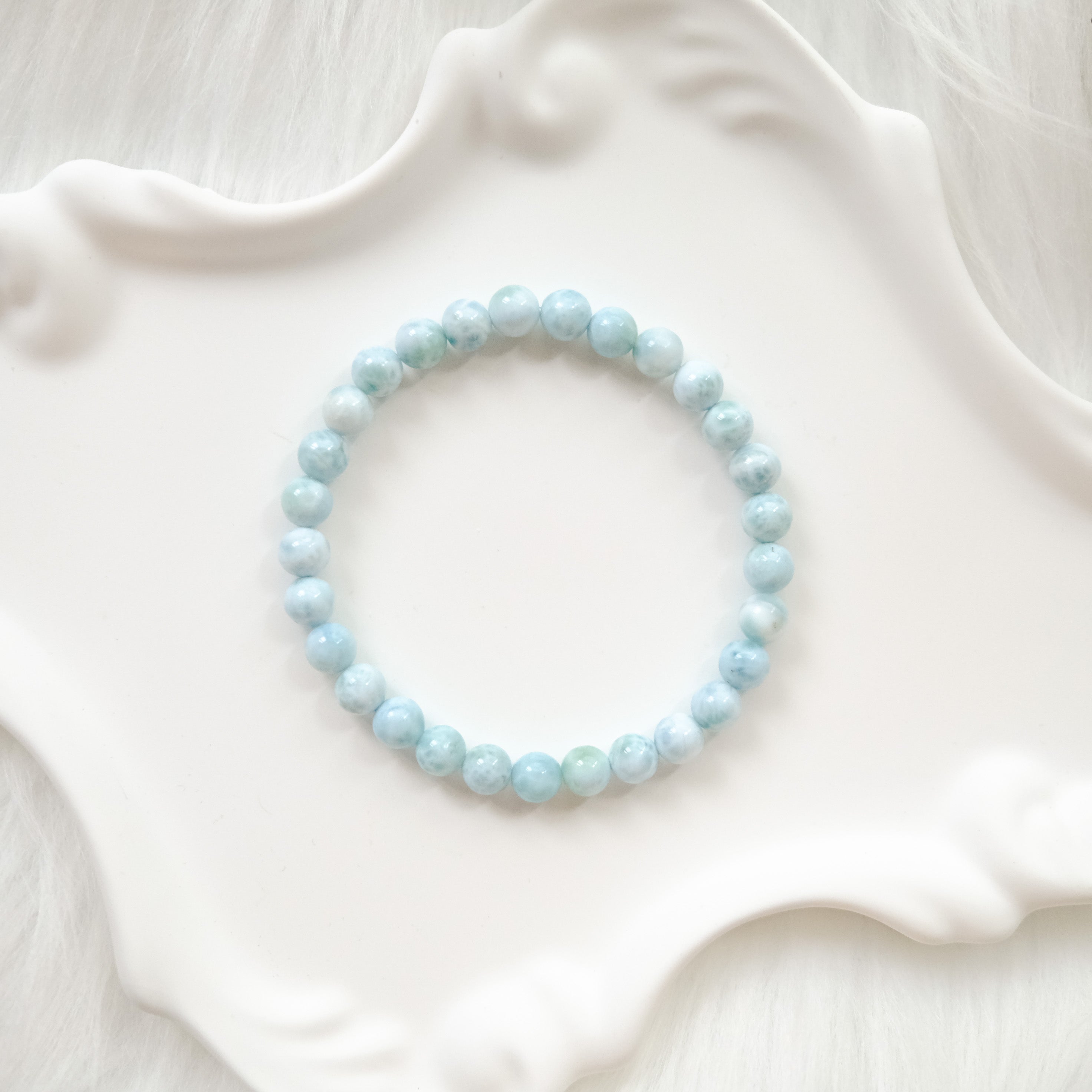 Calm & Clarity – Larimar Bracelet