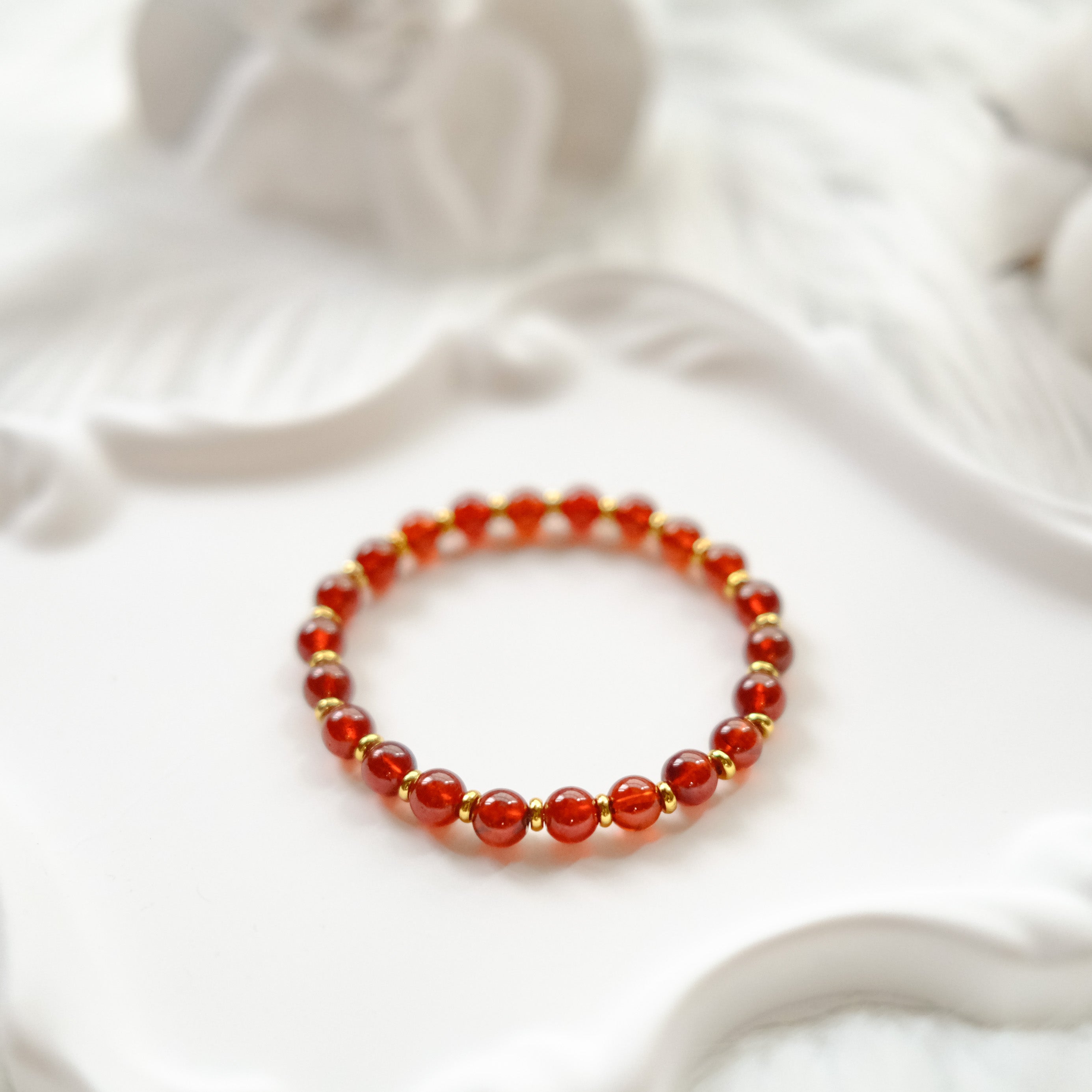 Vitality & Heart Energy – Garnet Bracelet