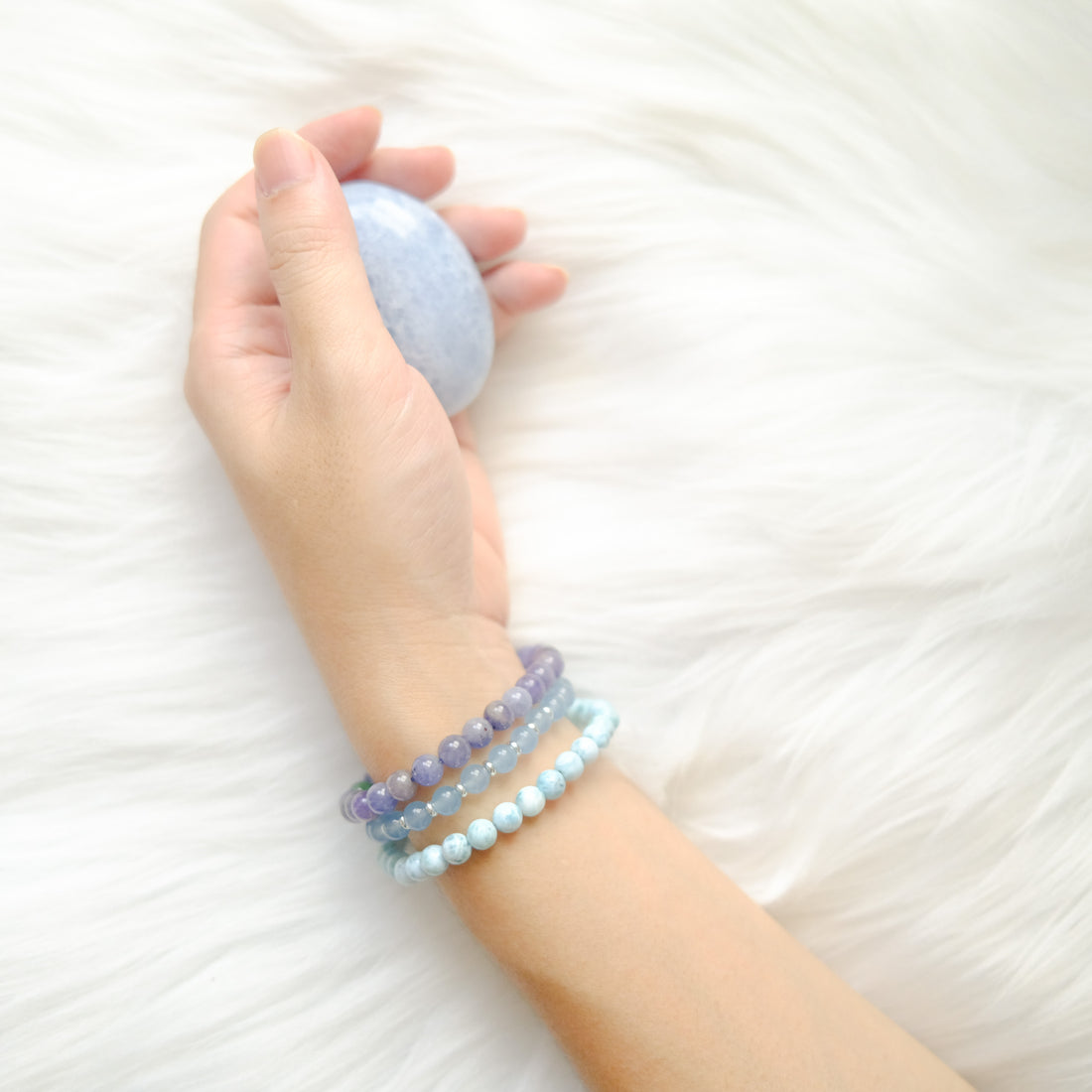 Intuition & Harmony – Tanzanite & Green Aventurine Bracelet