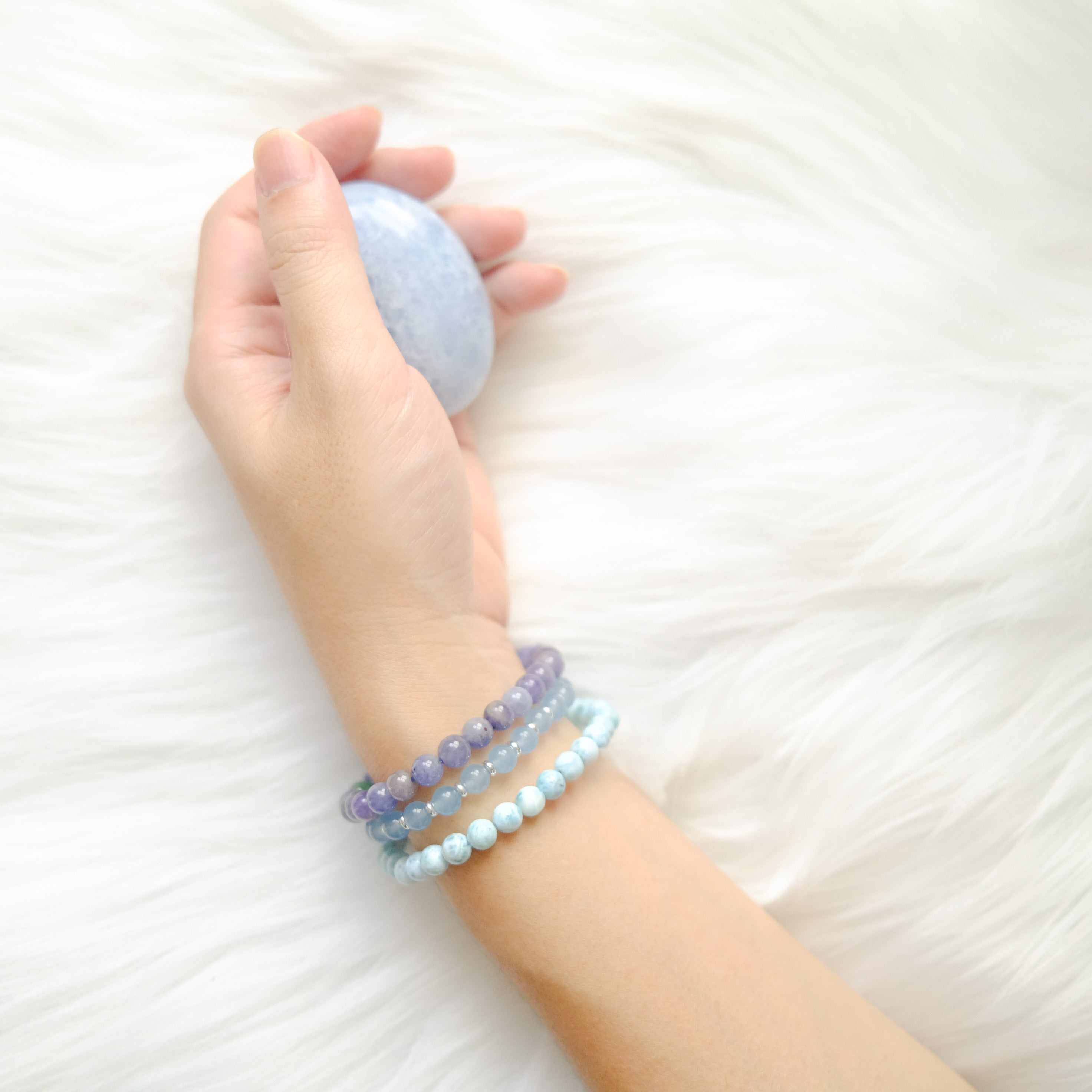 Intuition & Harmony – Tanzanite & Green Aventurine Bracelet