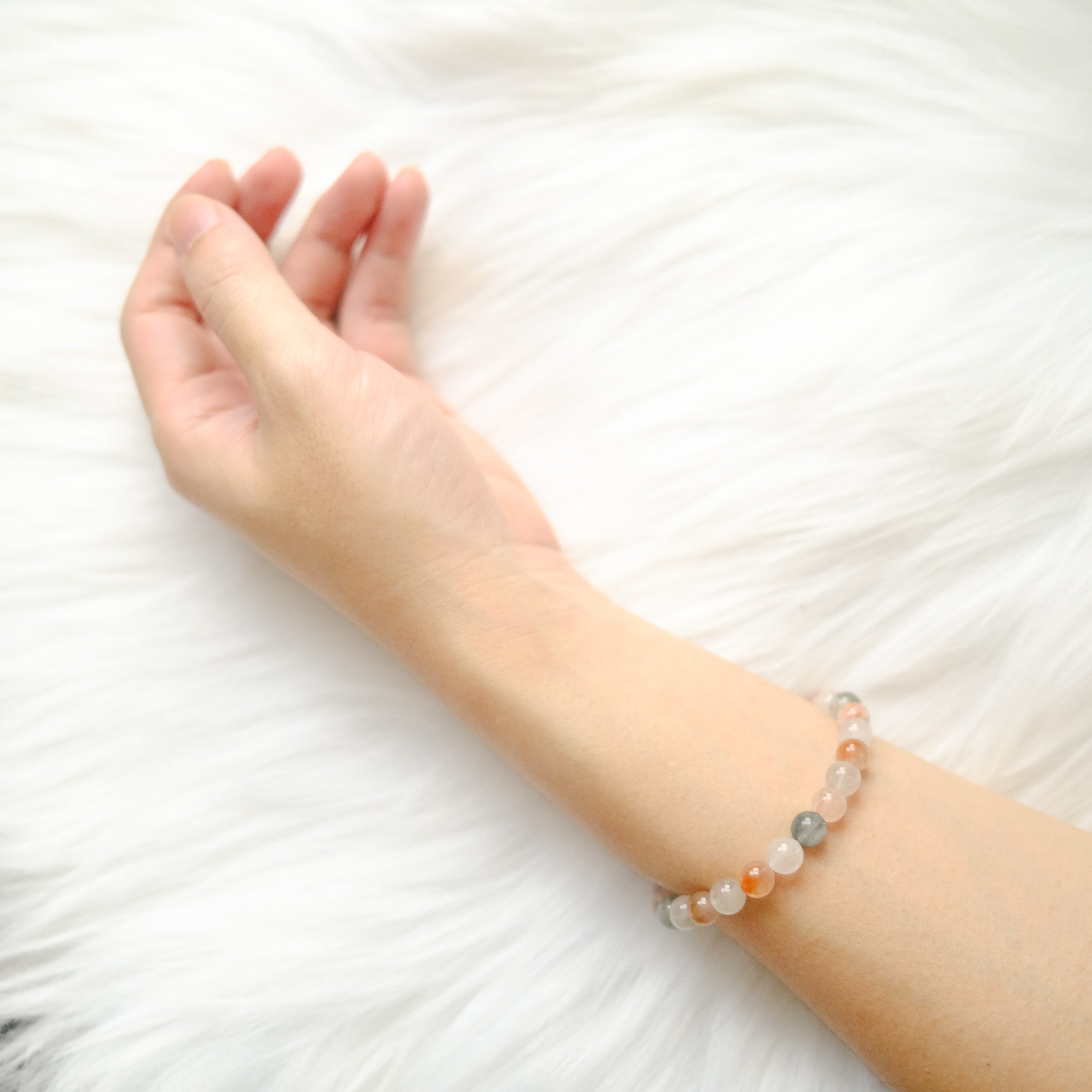 Rainbow Harmony – Rainbow Rutilated Quartz Bracelet