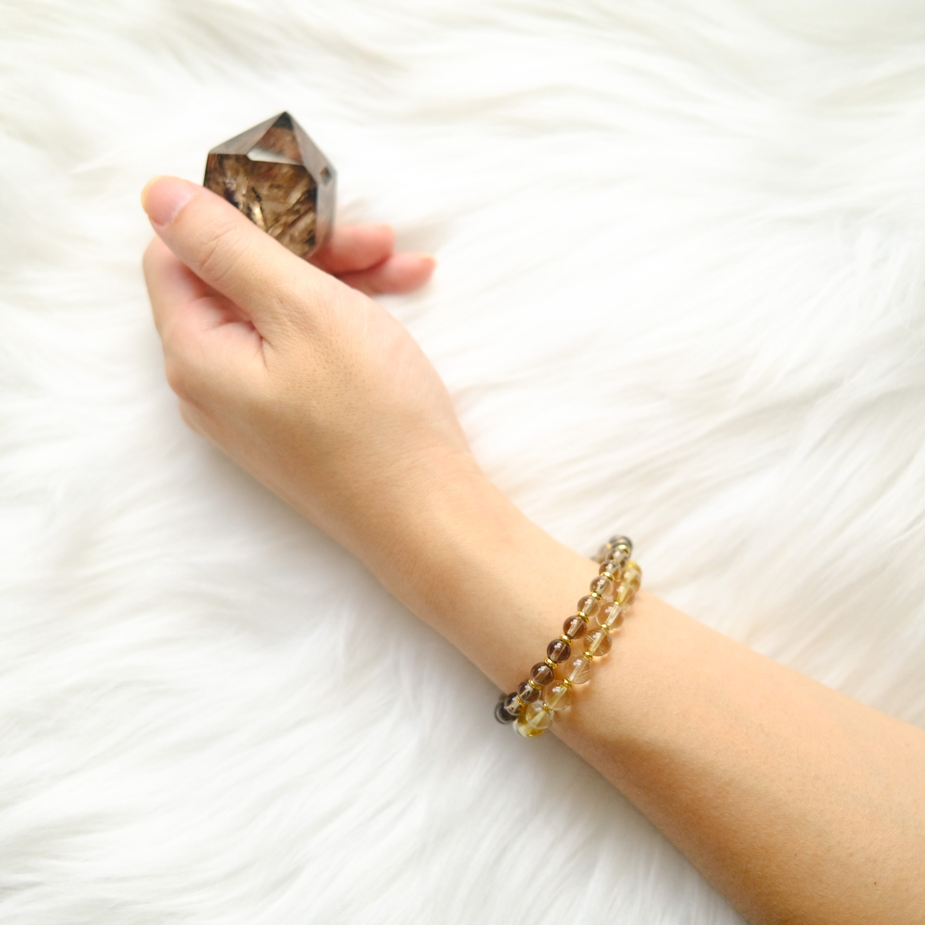 Grounding & Clarity – Smoky Quartz Bracelet
