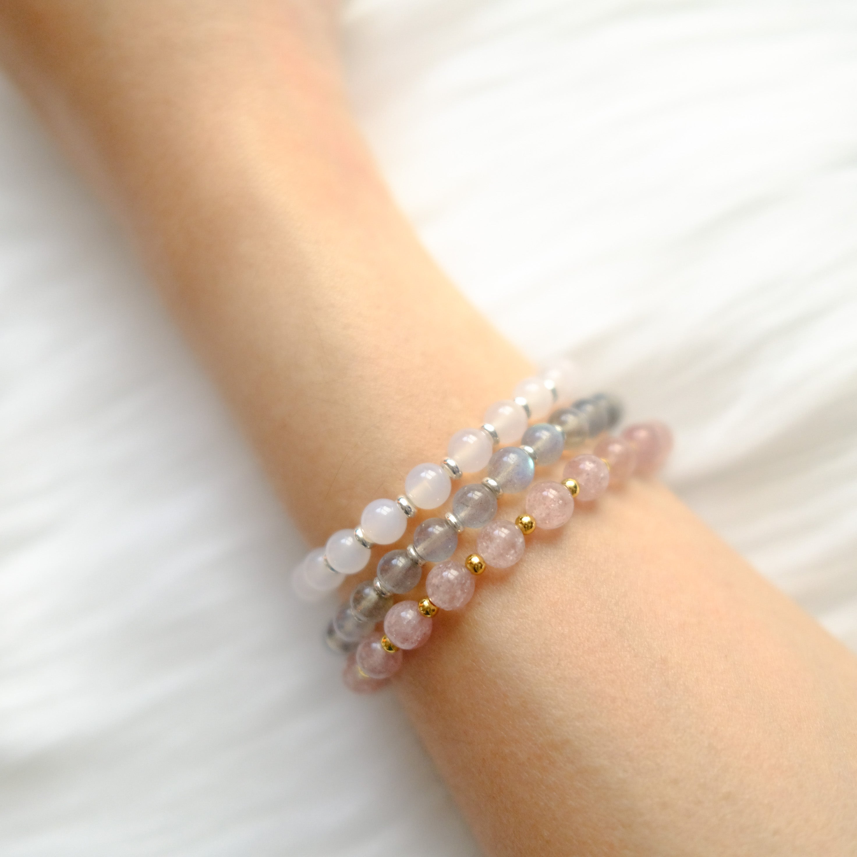 Love & Harmony – Strawberry Quartz Bracelet