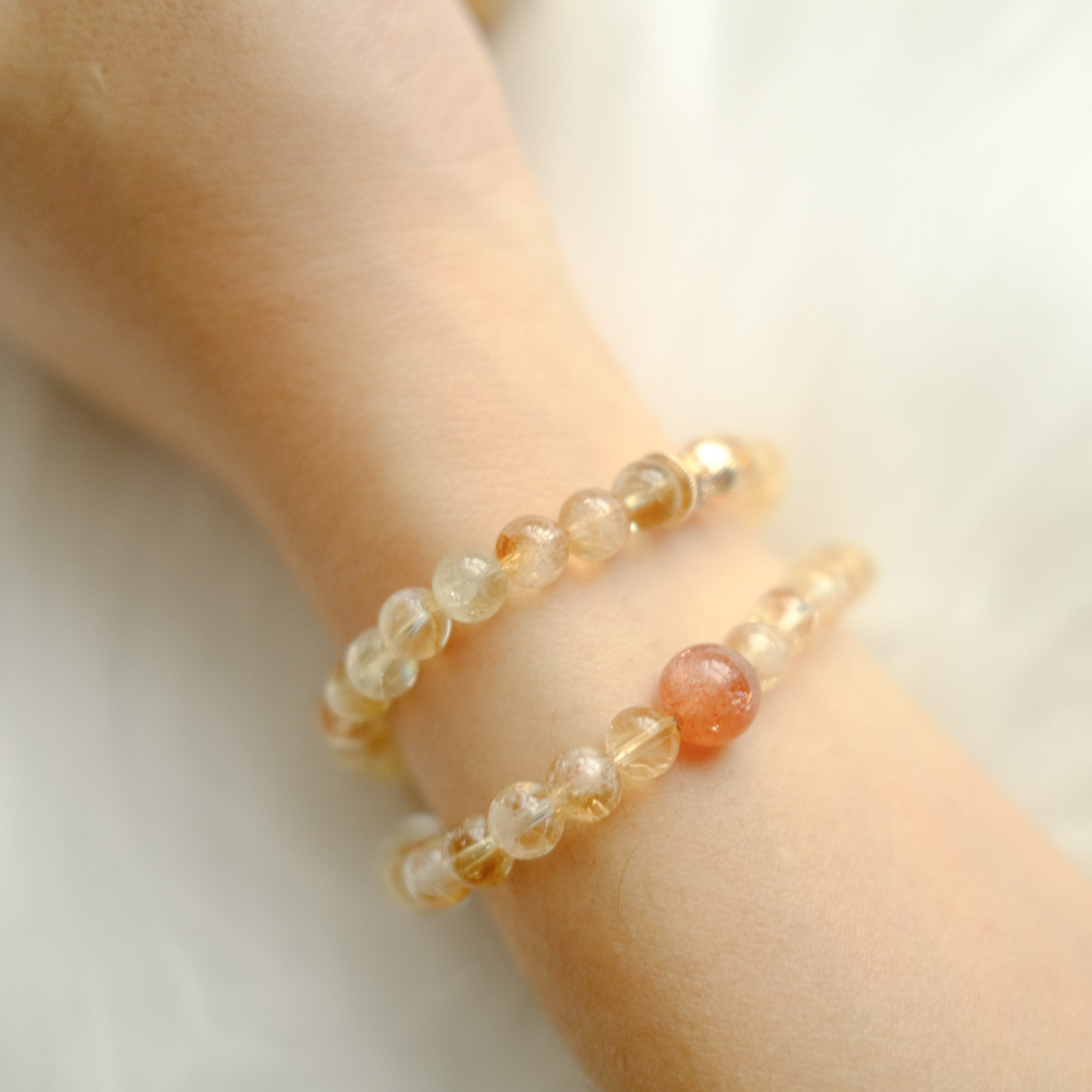 Fortune & Luck – Golden Rutilated Quartz, Citrine & Himalayan Quartz Bracelet