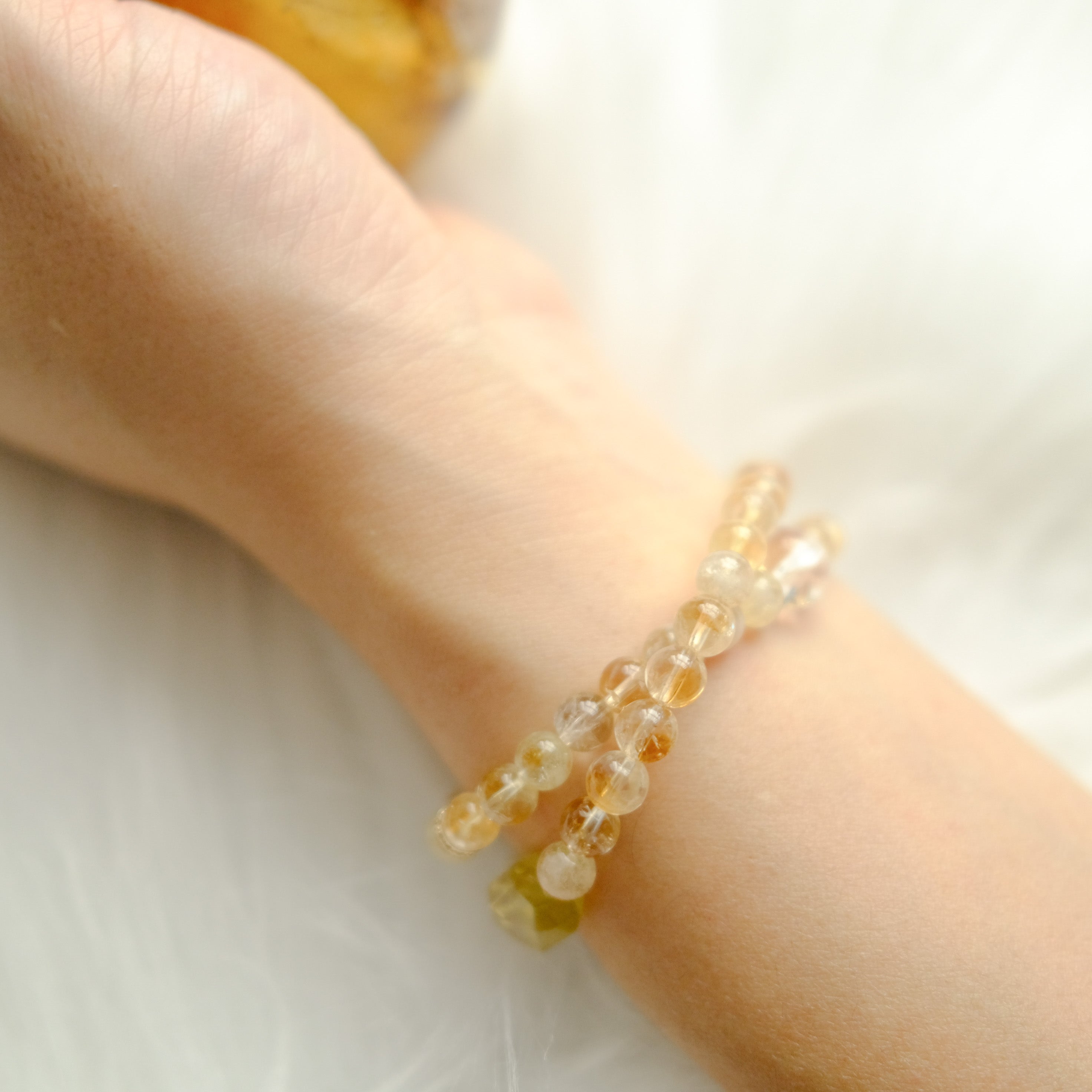 Fortune & Luck – Golden Rutilated Quartz, Citrine & Himalayan Quartz Bracelet