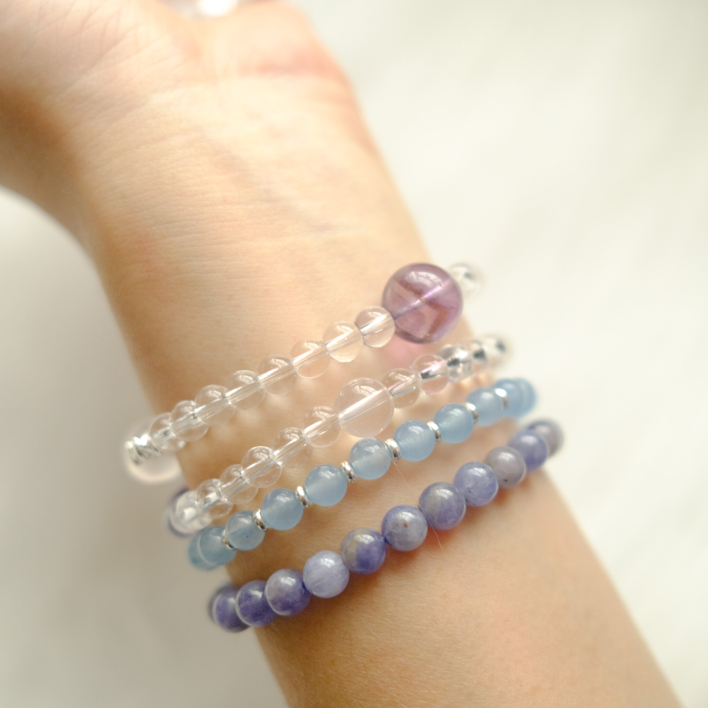 Clarity & Inner Peace– Aquamarine Bracelet