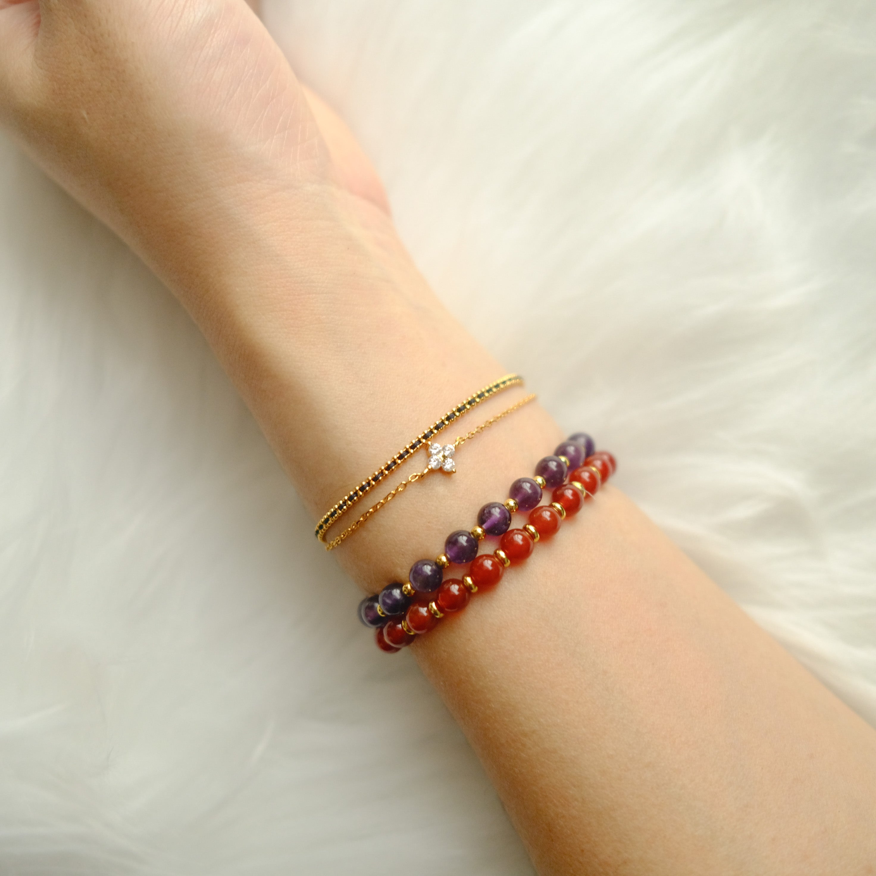Vitality & Inner Strength – Red Agate Bracelet