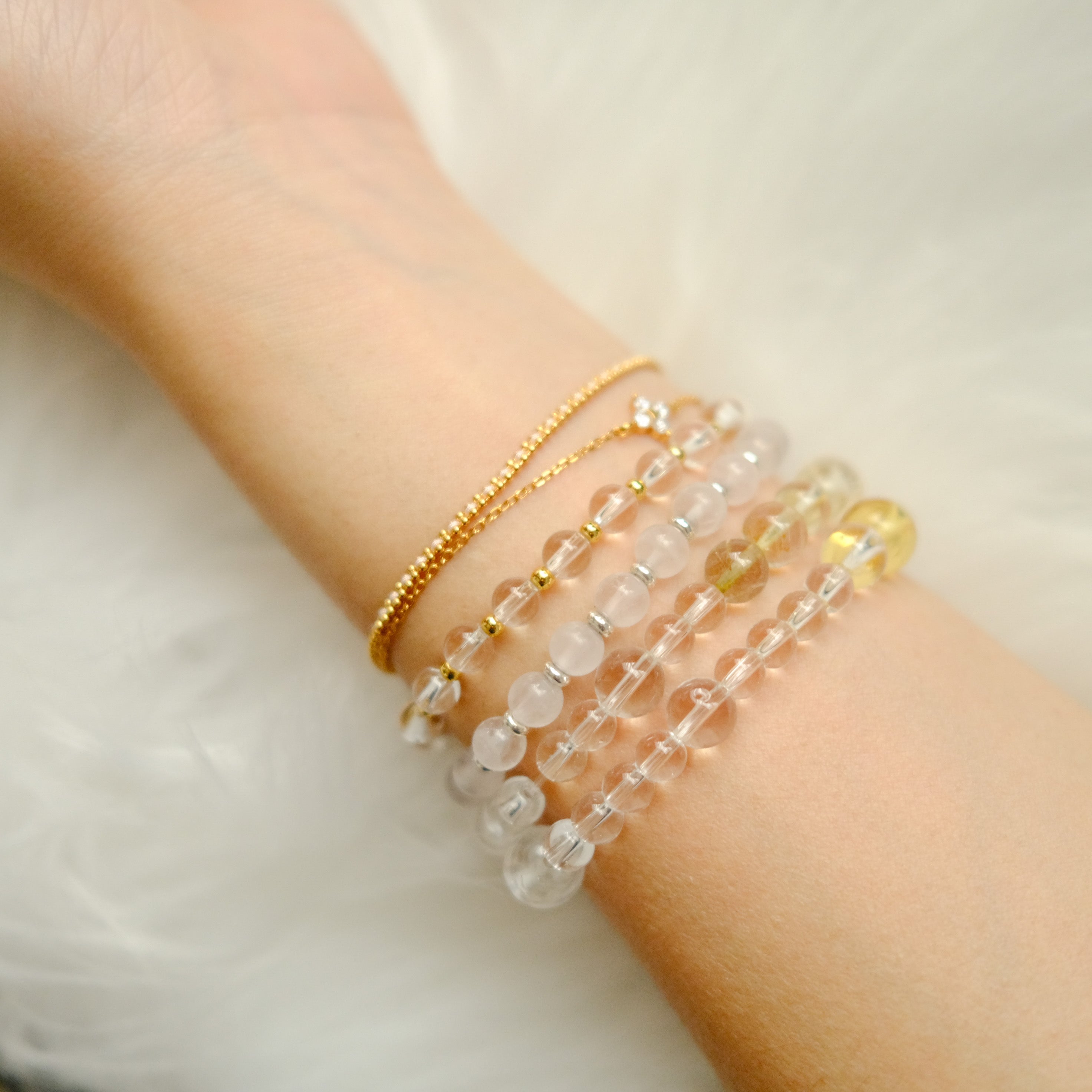 Clarity & Illumination – Clear Quartz Bracelet