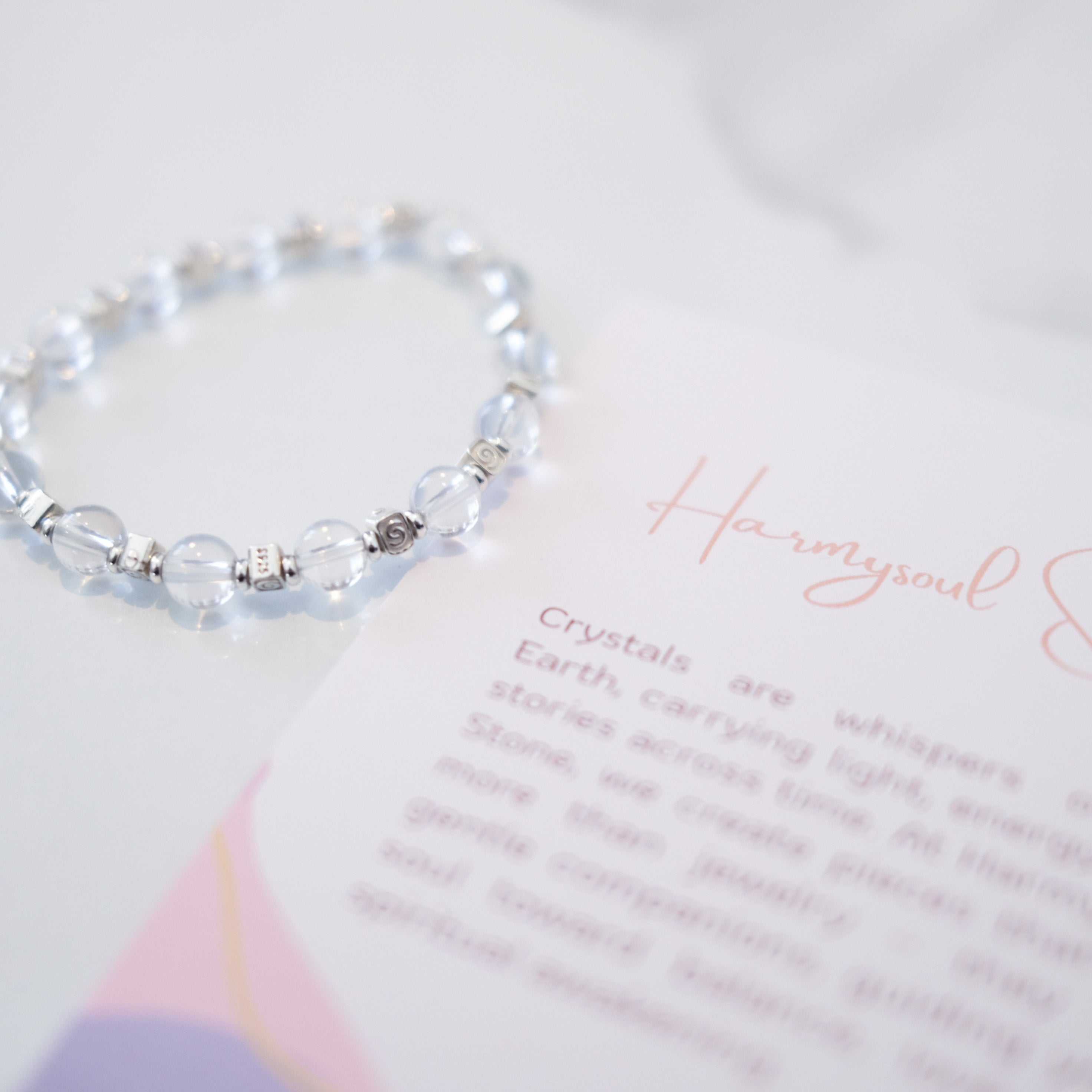 Spiral Flow – Clear Quartz Silver Bracelet | the Spiral Collection