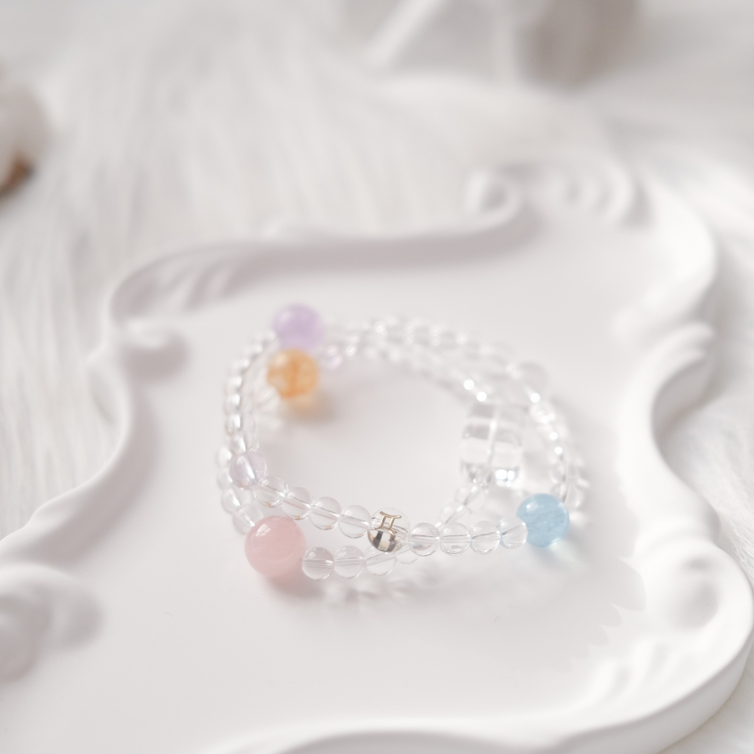 ♊ Gemini · Balance & Expression Double Layer Bracelet
