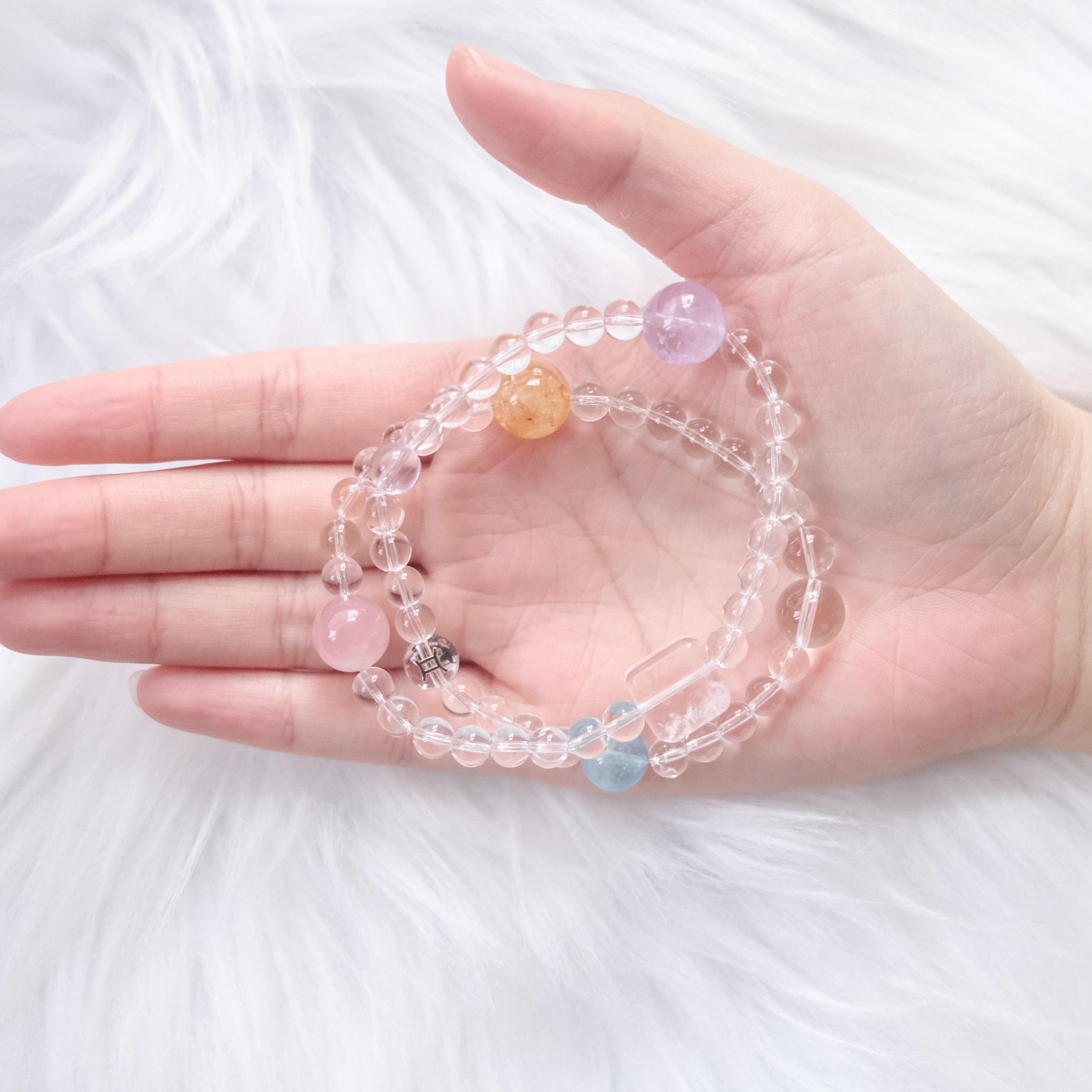 ♊ Gemini · Balance & Expression Double Layer Bracelet