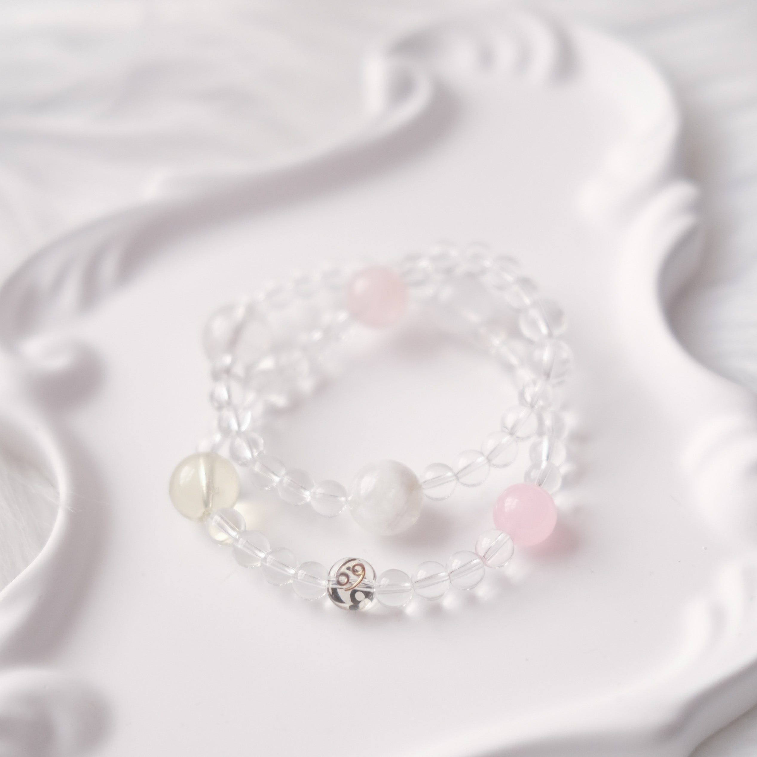♋ Cancer · Emotional Safety Double Layer Bracelet