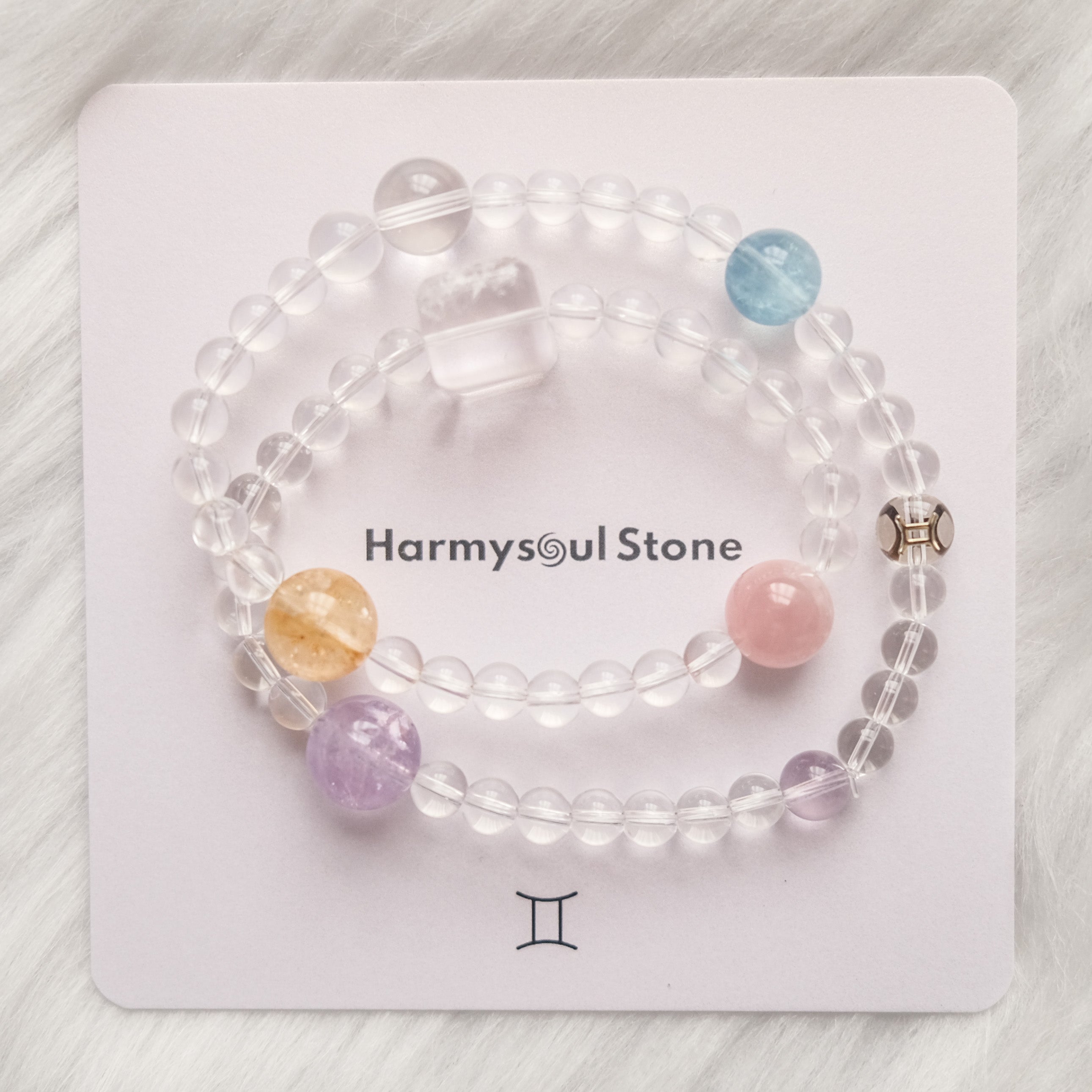 ♊ Gemini · Balance & Expression Double Layer Bracelet