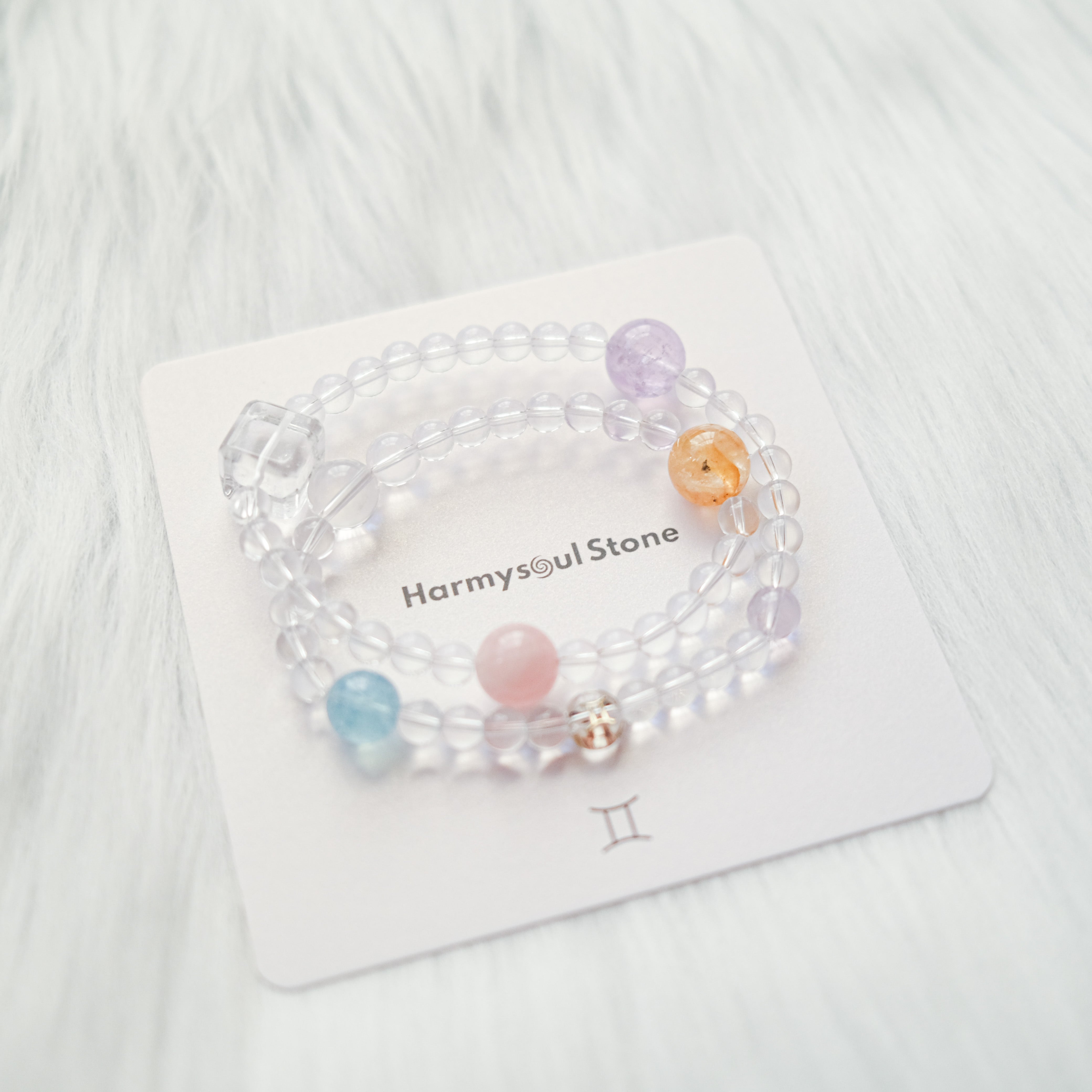 ♊ Gemini · Balance & Expression Double Layer Bracelet