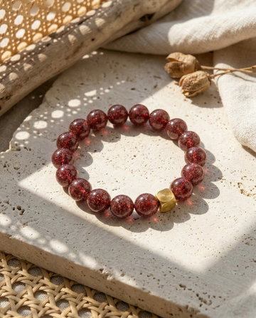 Spiral Echo 10mm Crystal Bracelet | Emotional Balance Bracelet | Harmysoul