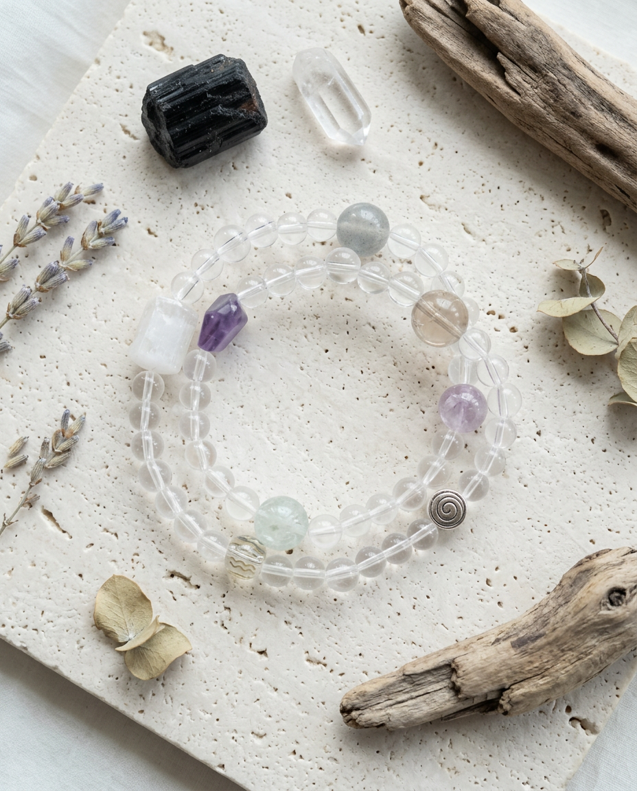 ♒ Aquarius · Vision & Awakening Double Layer Bracelet