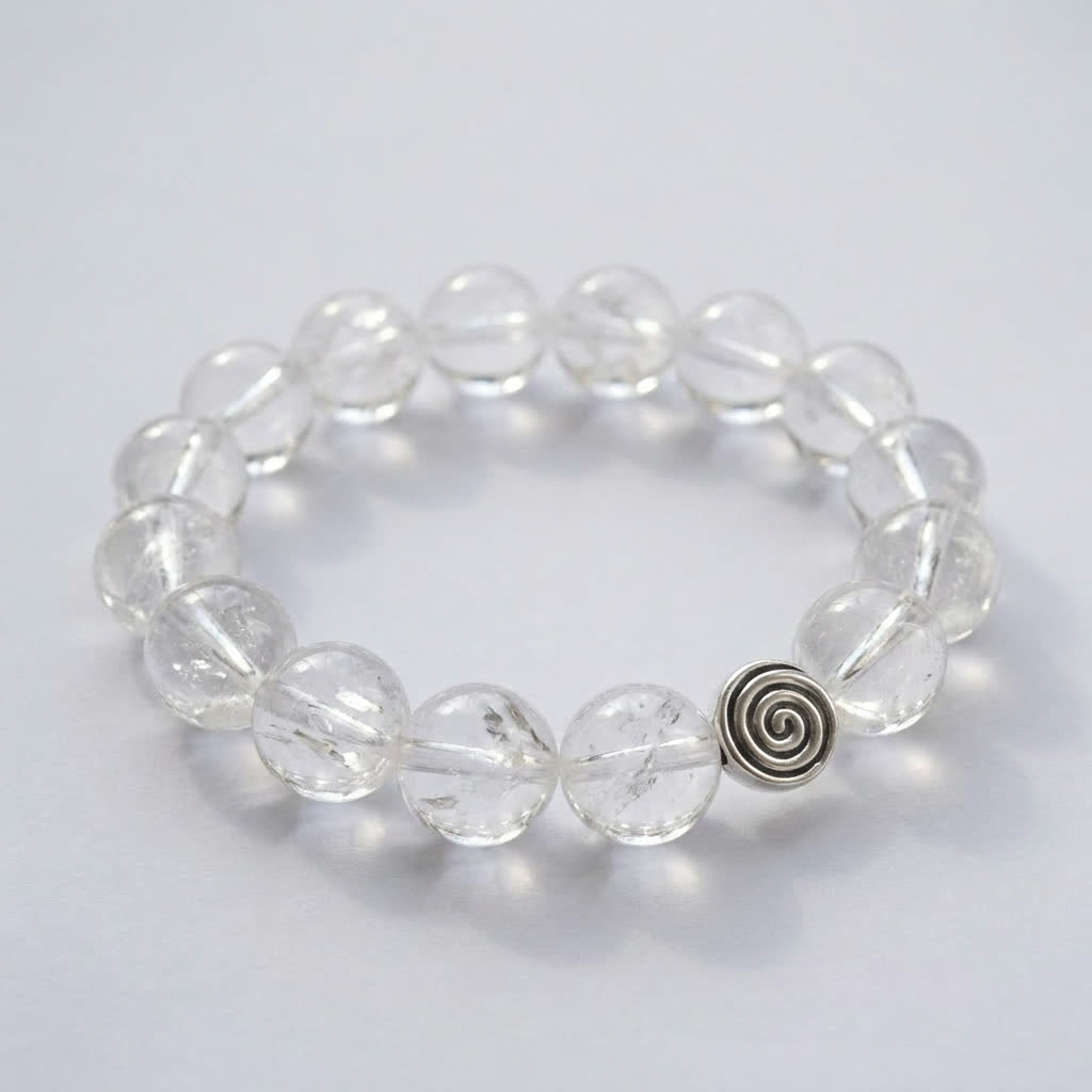 Spiral Abyss 16mm Crystal Bracelet | Grounding | Harmysoul