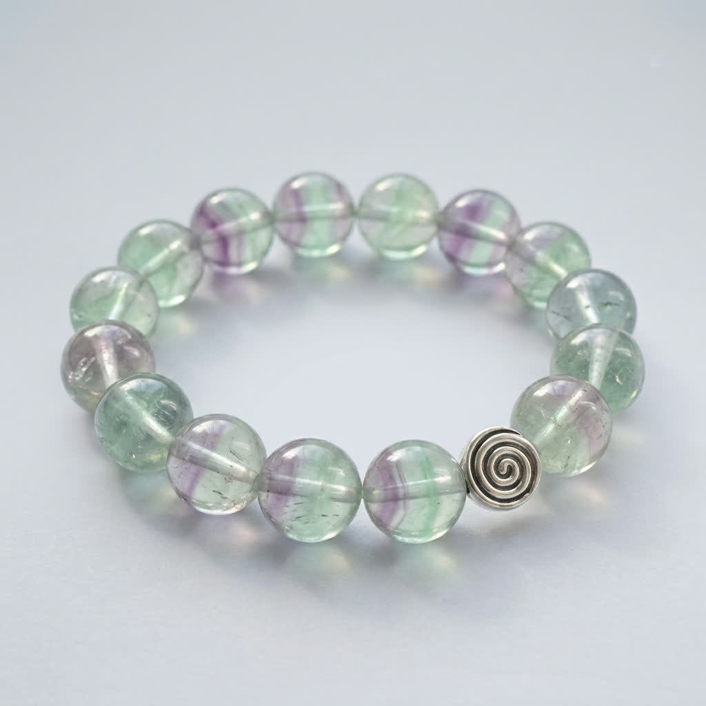 Spiral Abyss 16mm Crystal Bracelet | Grounding | Harmysoul