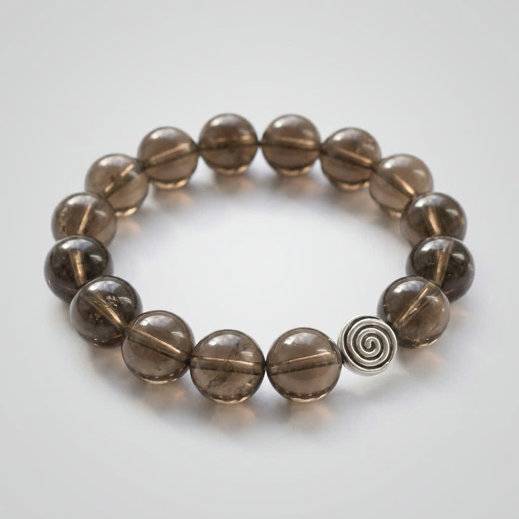 Spiral Abyss 16mm Crystal Bracelet | Grounding | Harmysoul