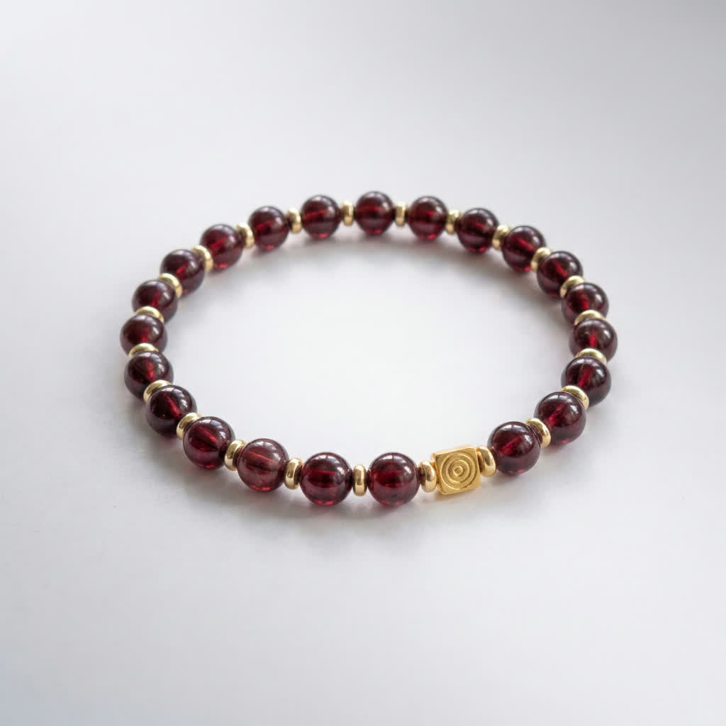 Spiral Axis 6mm Crystal Bracelet | Clarity & Alignment Bracelet | Harmysoul